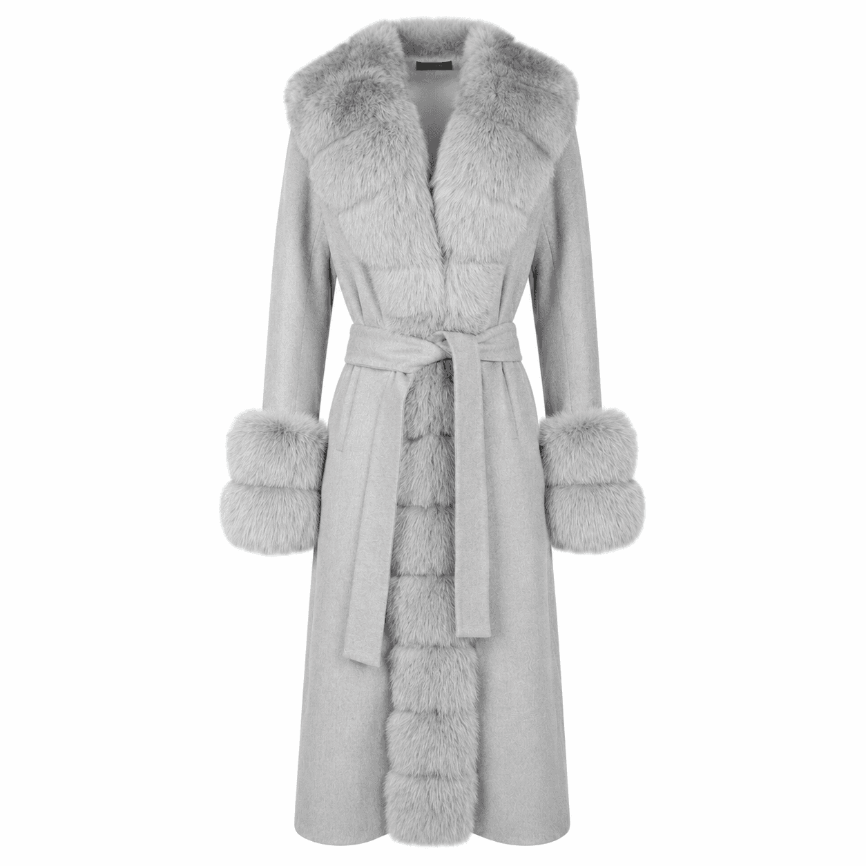 Loro Piana Tessuto Cappotto pelliccia