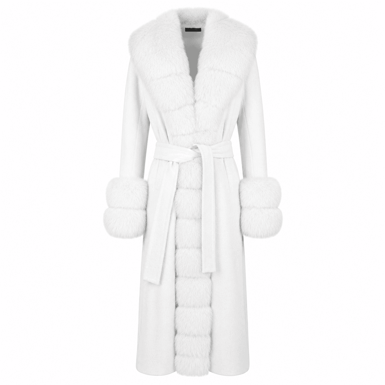 Loro Piana Tessuto Cappotto pelliccia