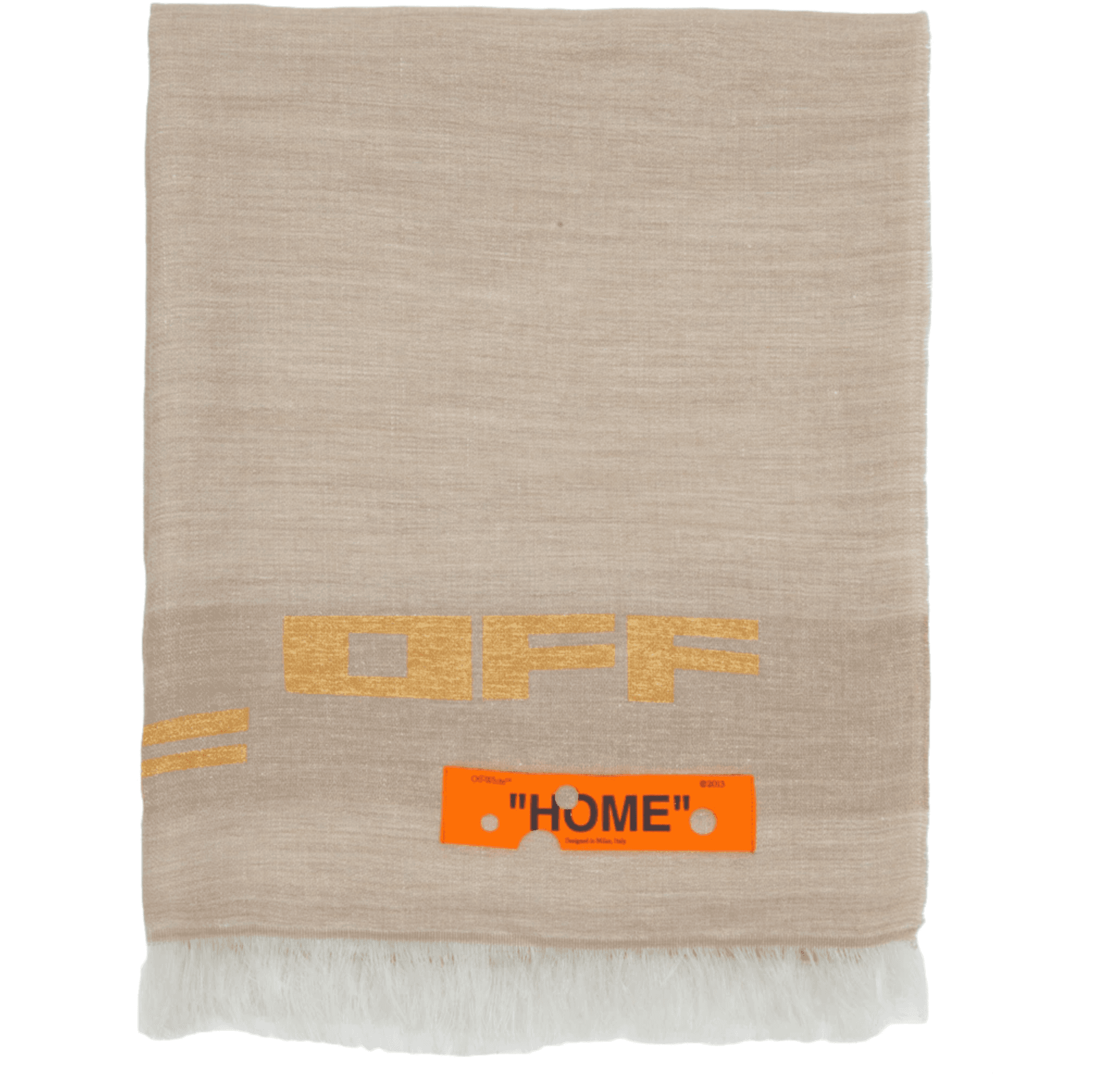 Off-White Blanket taupe gold