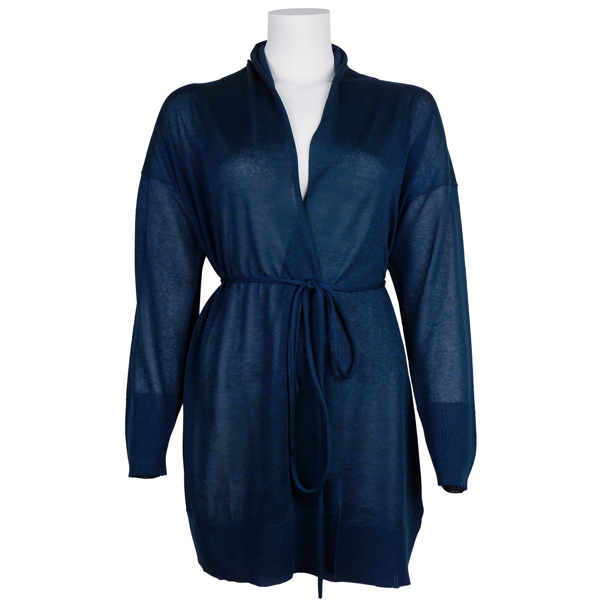 Alpha Studio Abito cardigan oltremare