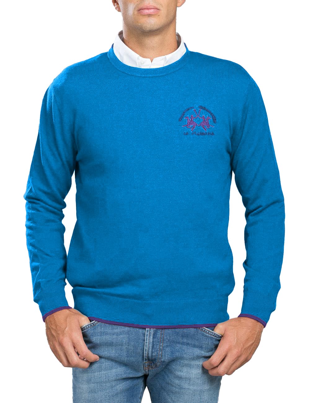 La Martina Man sweater crewneck lambscot