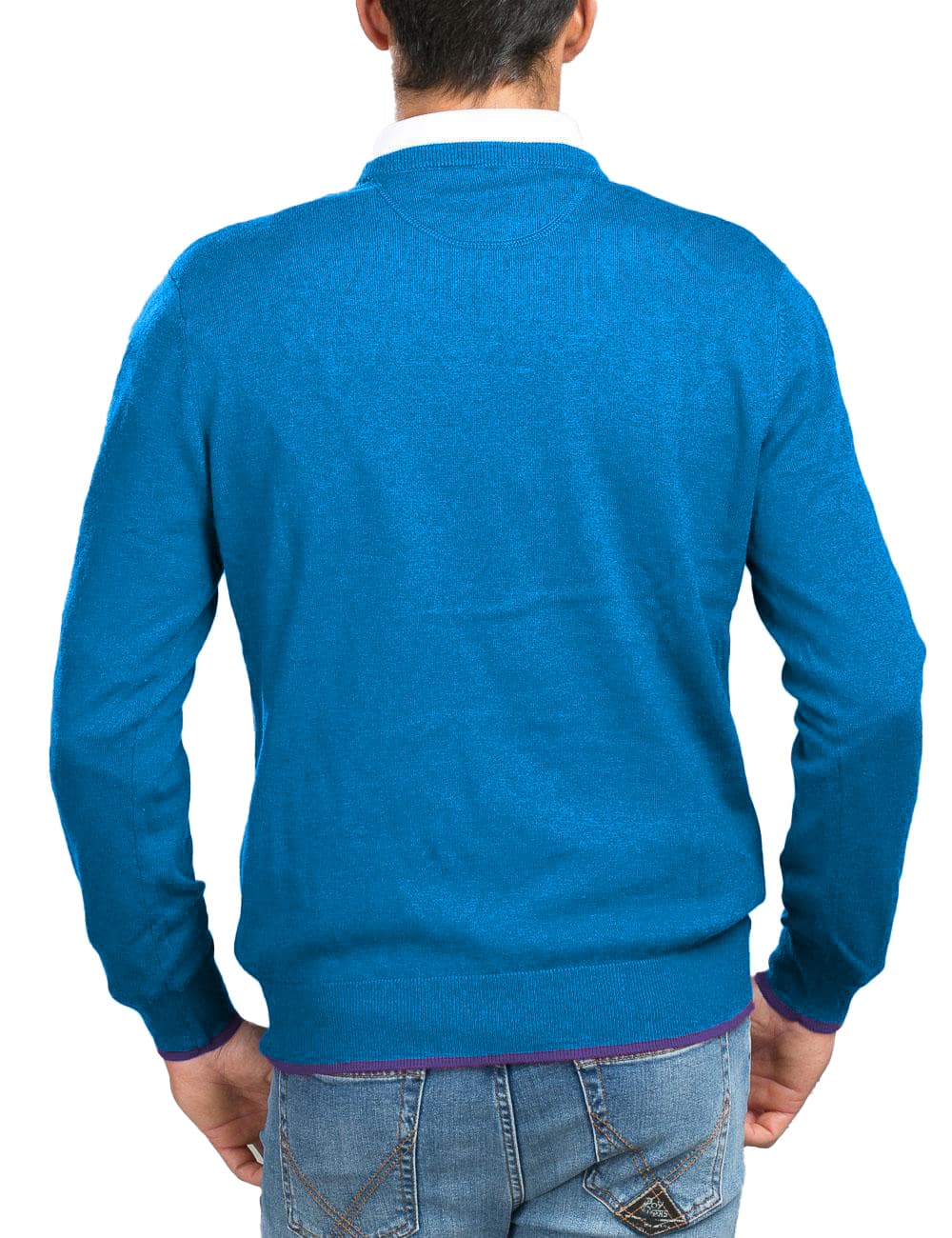 Man sweater crewneck lambscot