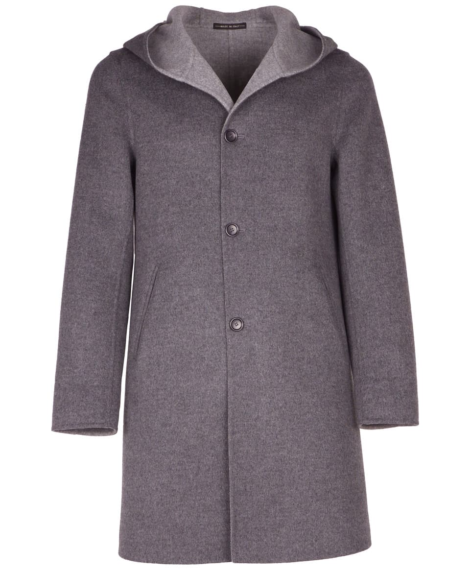 Loro Piana Tessuto Cappotto capolavoro grigio melange