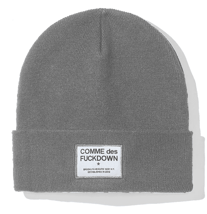 Comme Des Fuckdown Berretto con etichetta logo