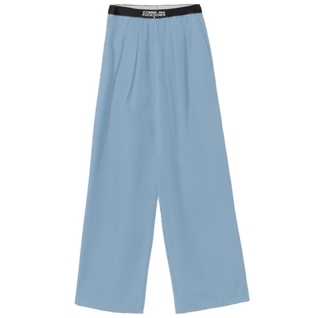 Comme Des Fuckdown Pantaloni palazzo azzurri