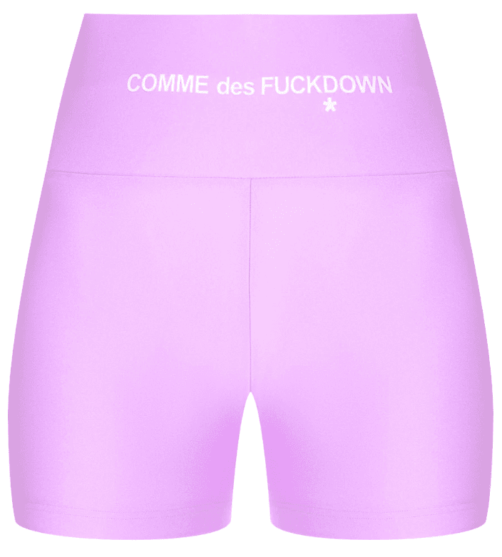Comme Des Fuckdown Shorts in lycra