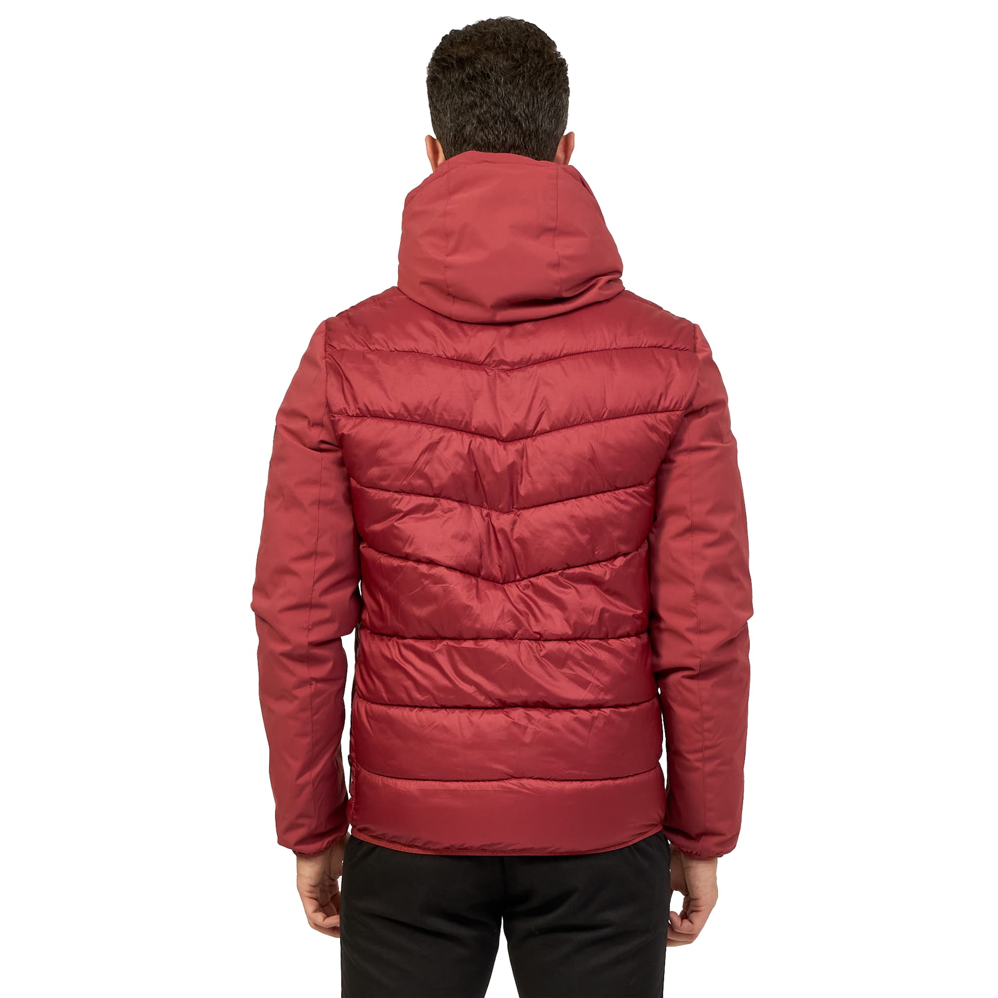 Giacca rossa in nylon
