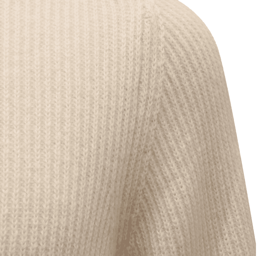 Maglia dolcevita bianca