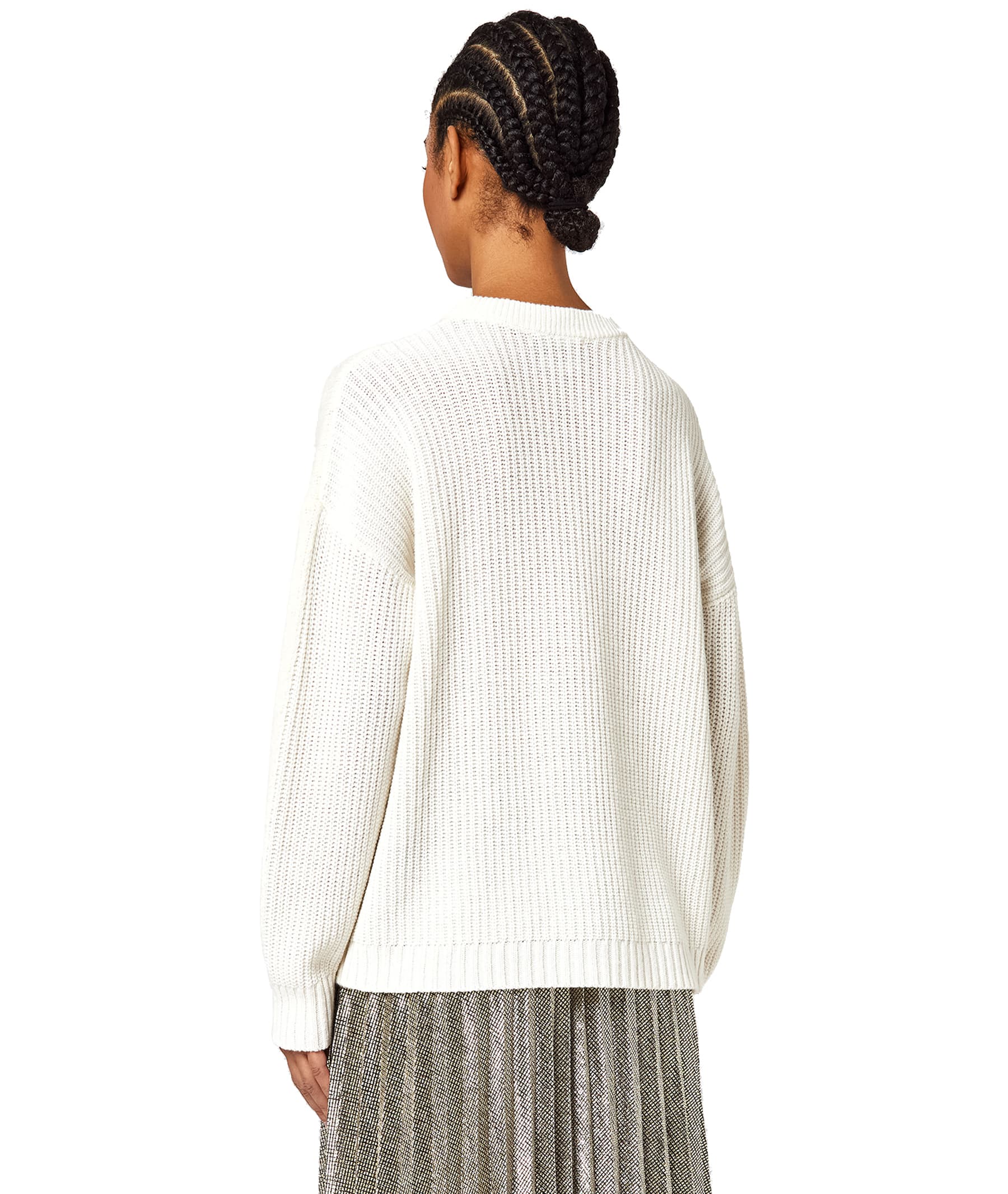 Girocollo boxy match yarn