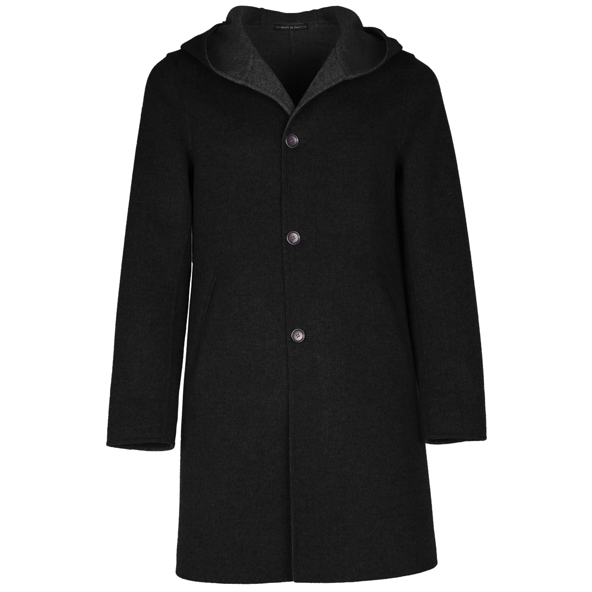 Loro Piana Tessuto Cappotto capolavoro nero