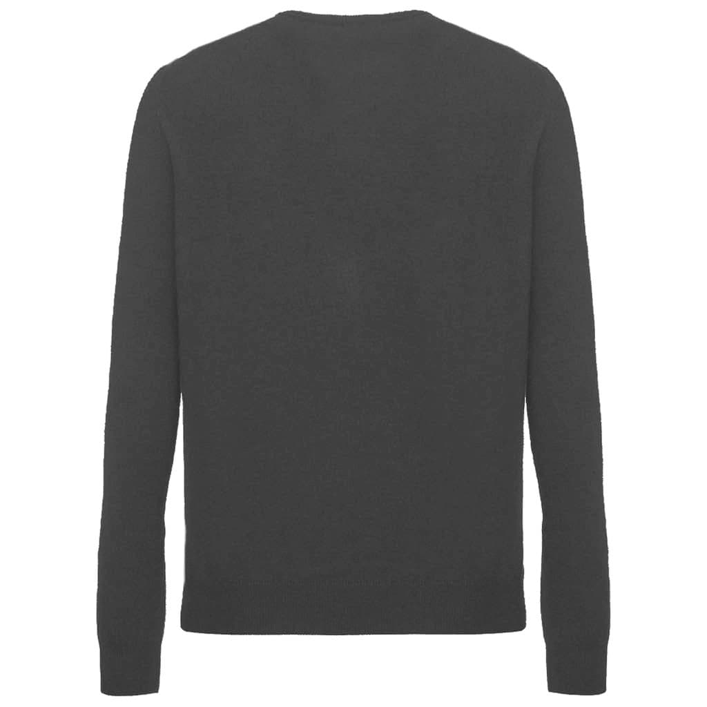 Girocollo cashmere antracite