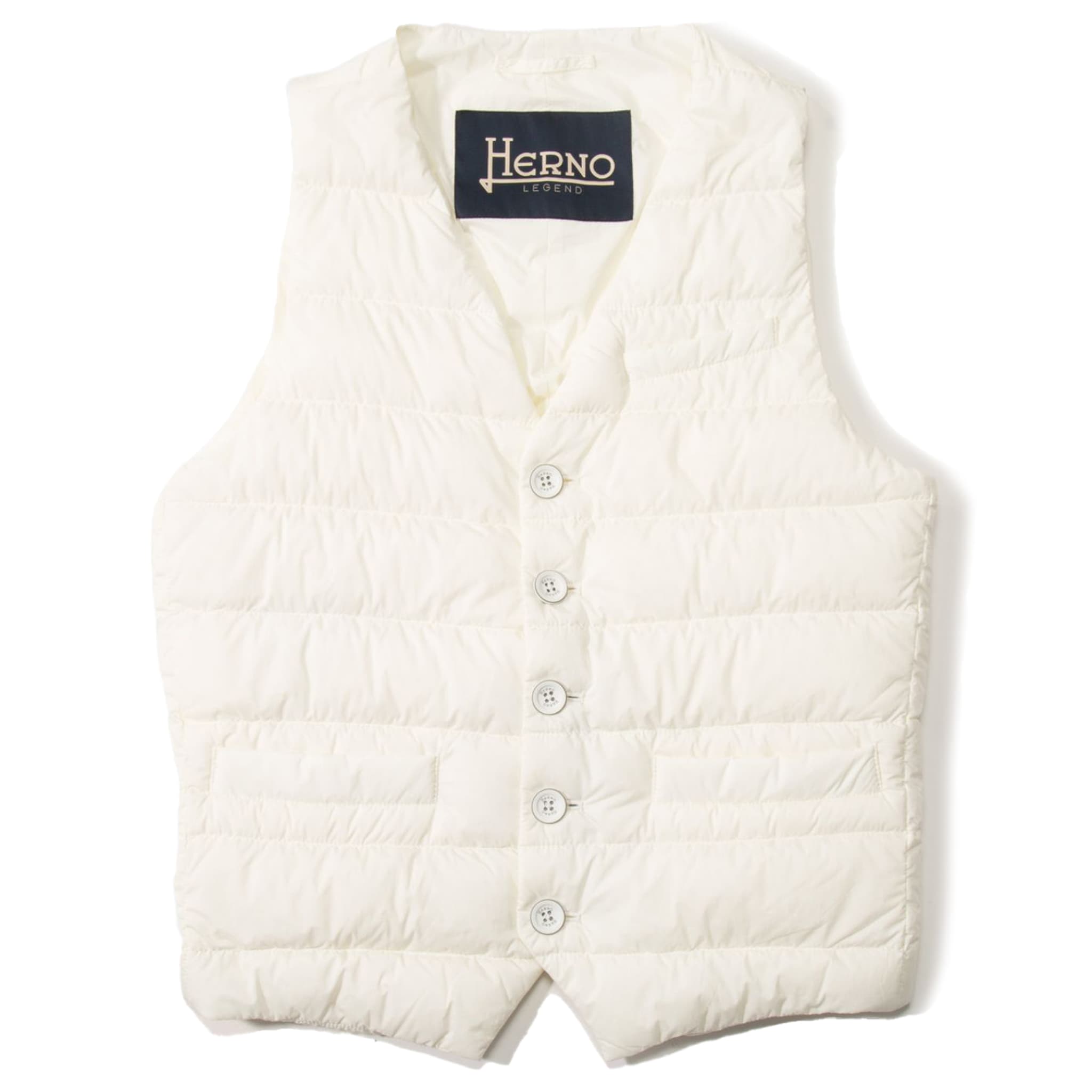 Herno Gilet piumino bianco
