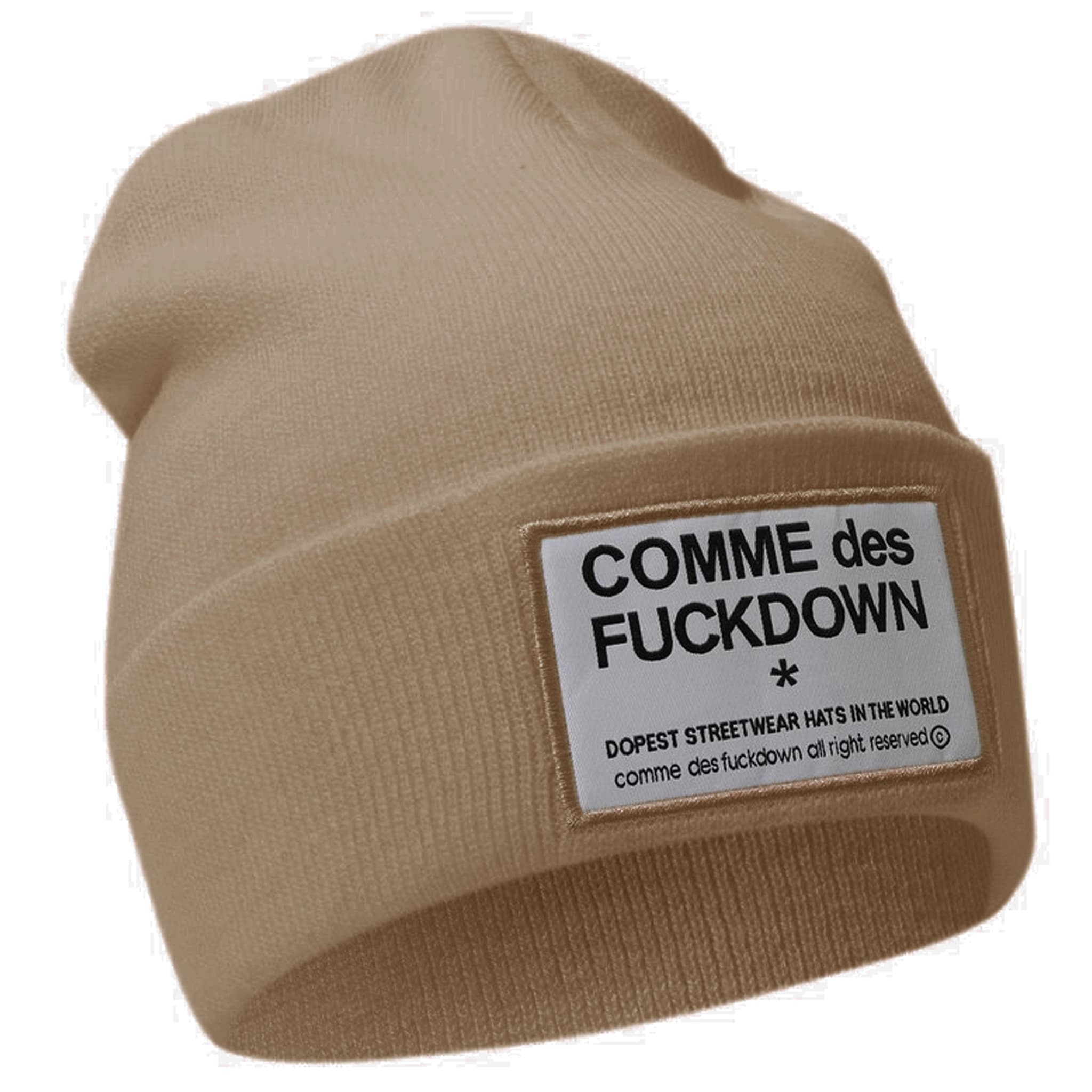 Comme Des Fuckdown Berretto logo etichetta