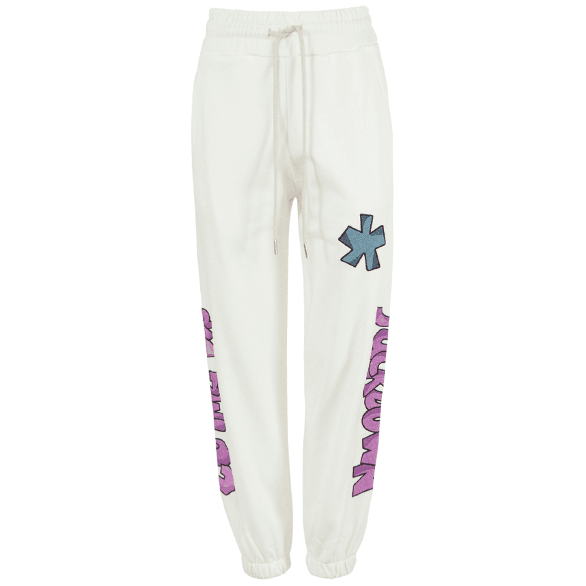 Comme Des Fuckdown Pantaloni felpa ricamo