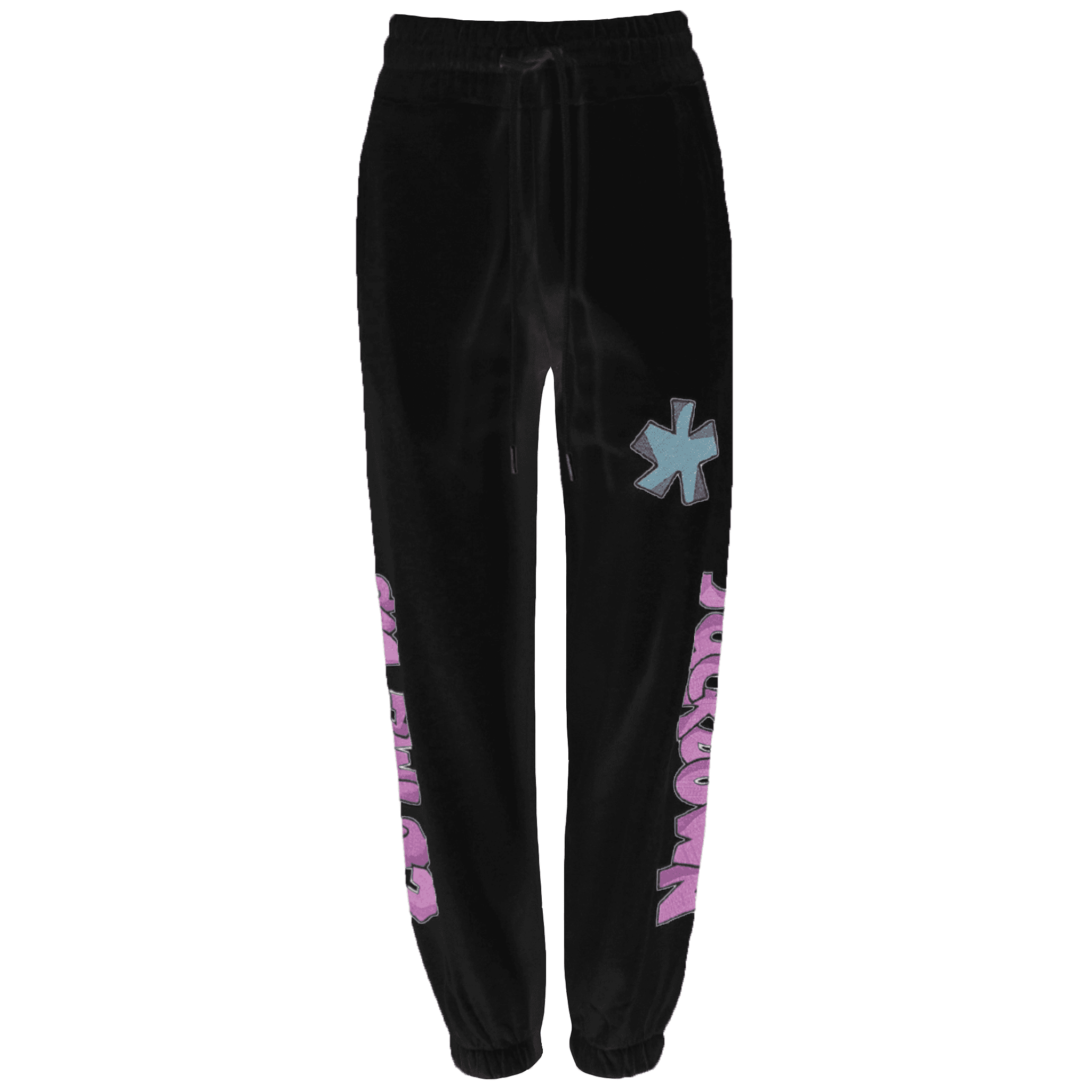 Comme Des Fuckdown Pantaloni felpa ricamo