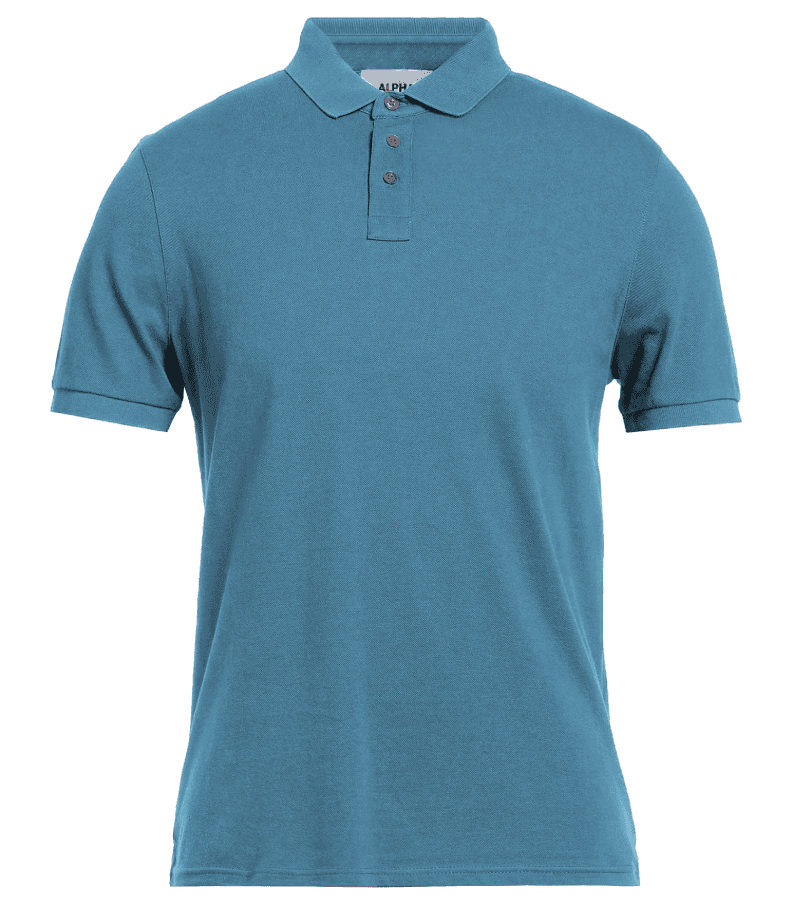 Alpha Studio Polo azzurro dye