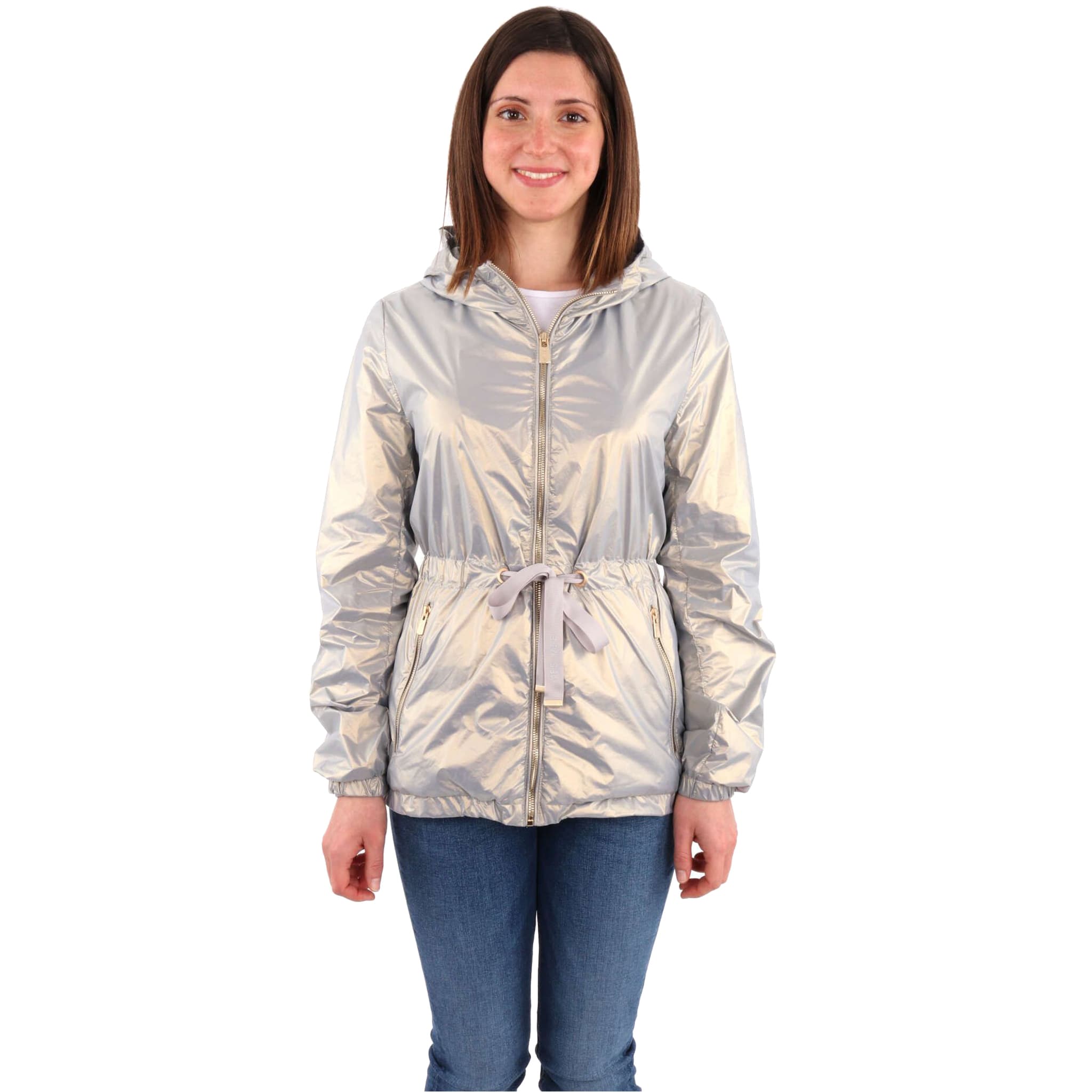Yes Zee K-way nylon silver