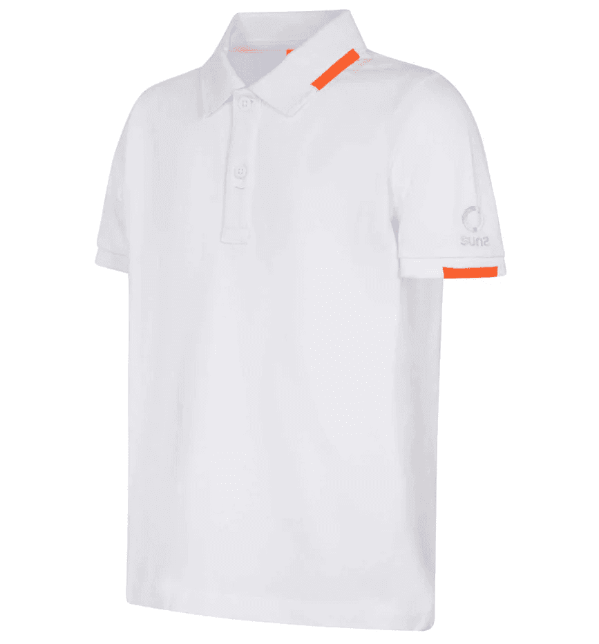 Suns Federico tag polo bianca
