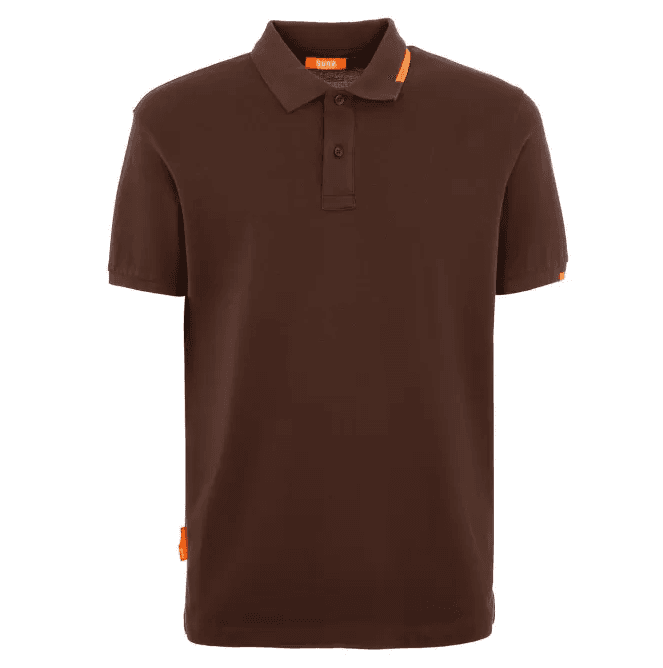 Suns Federico tag polo marrone