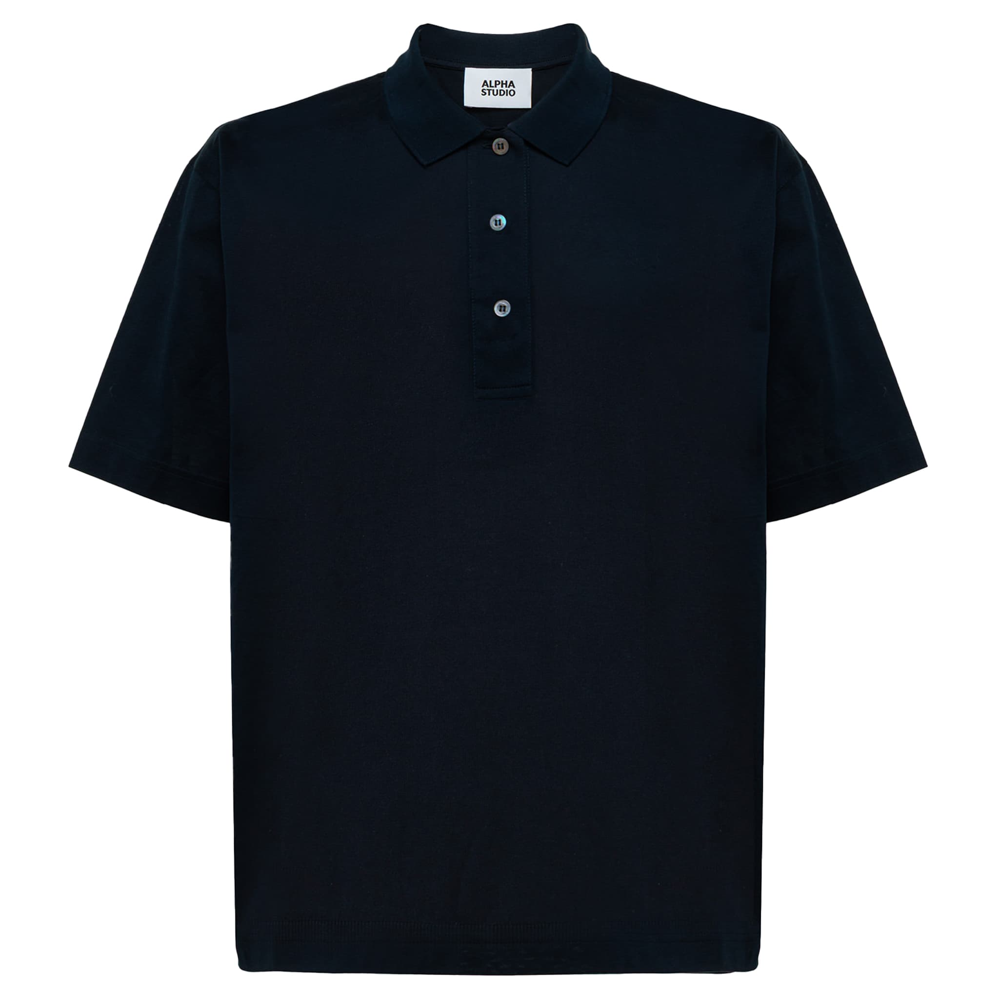 Alpha Studio Polo blu notte