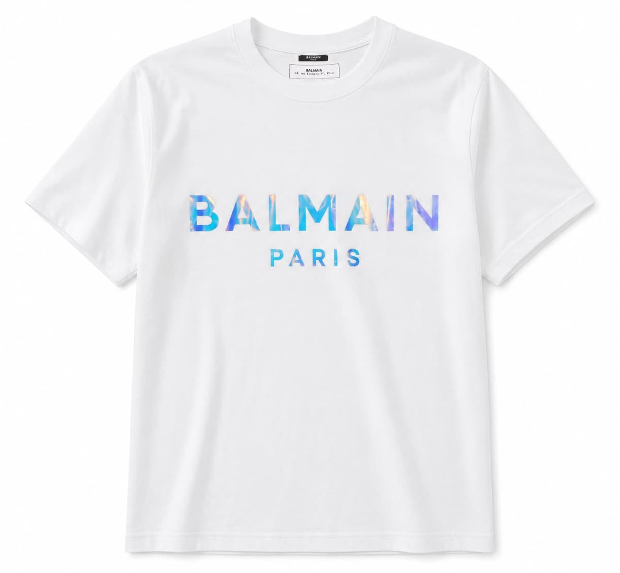 Balmain T-shirt balmain paris fluo