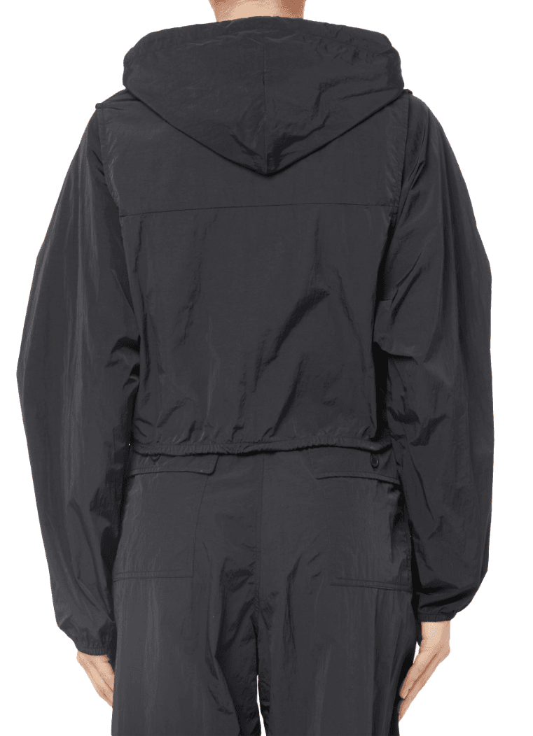Giubbino nylon nero