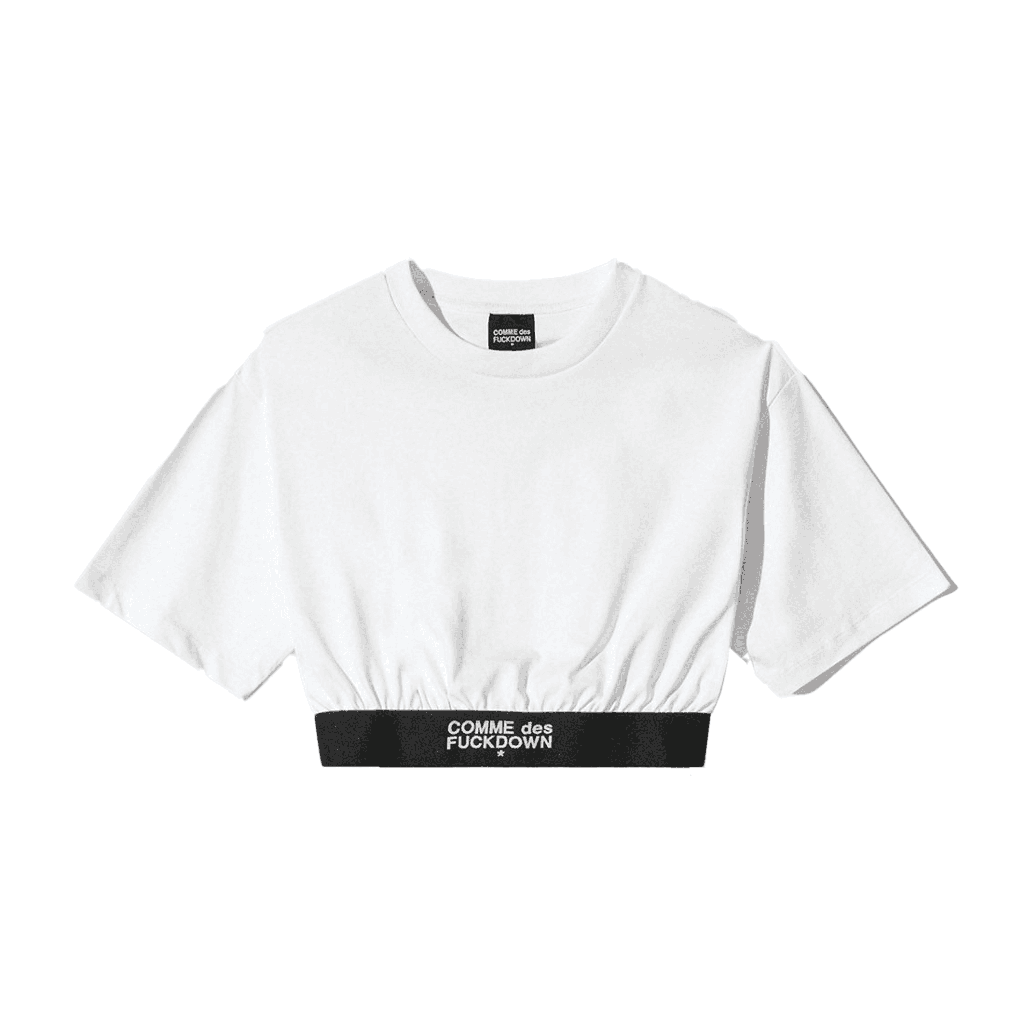 Comme Des Fuckdown T-shirt elastico logato