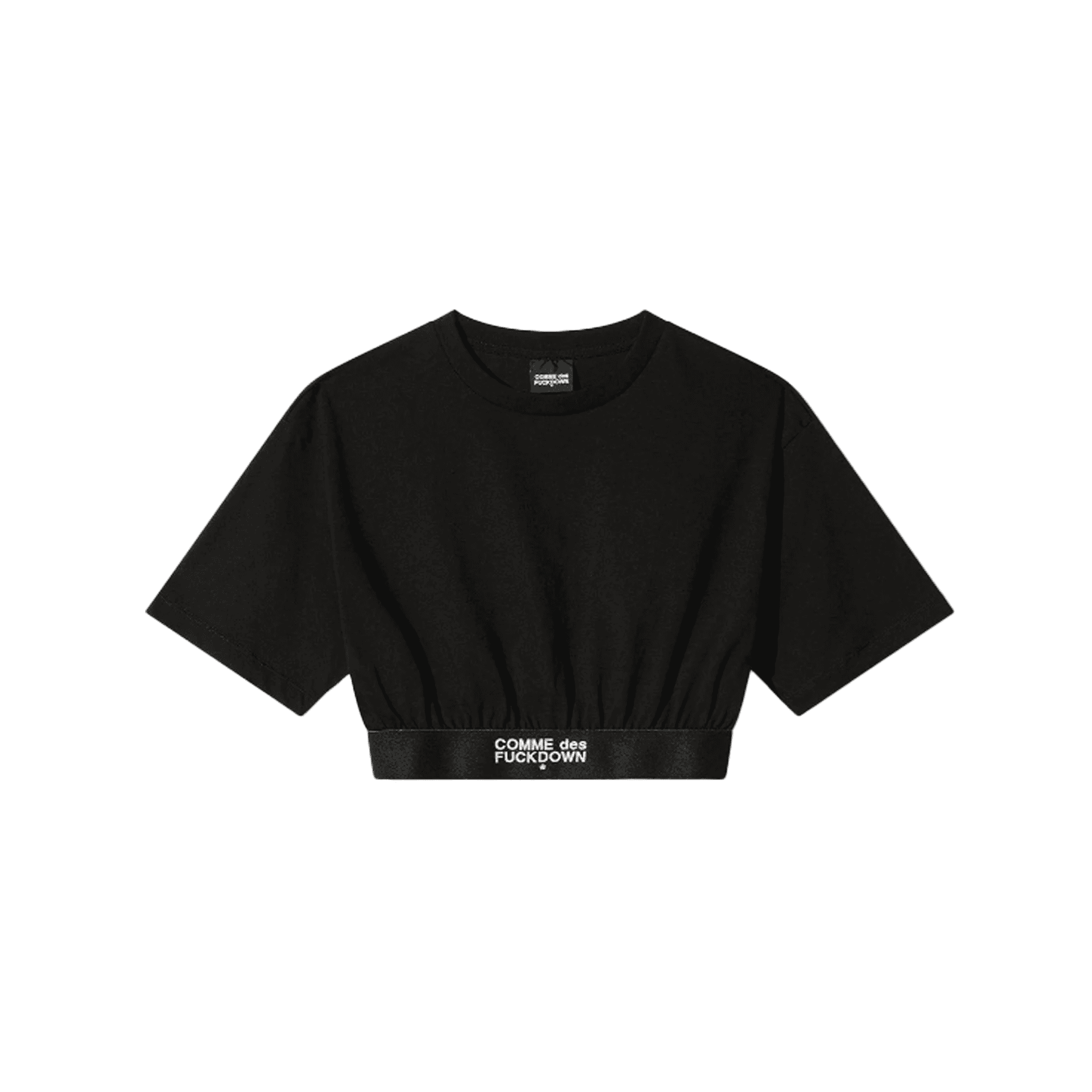 Comme Des Fuckdown T-shirt elastico logato
