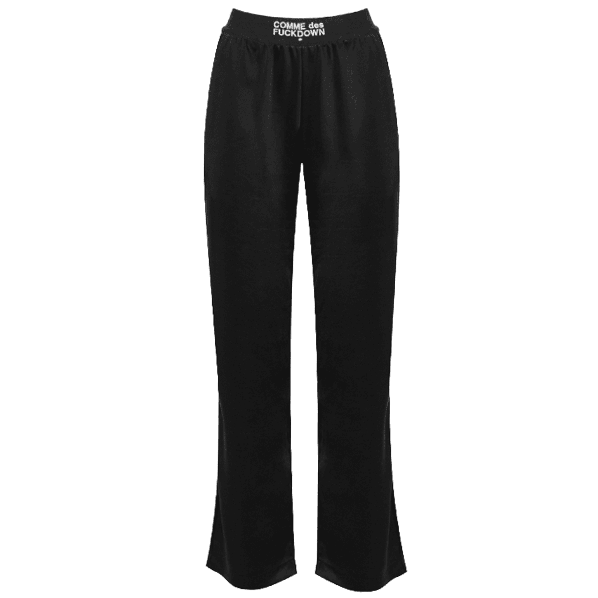 Comme Des Fuckdown Pantaloni in raso neri