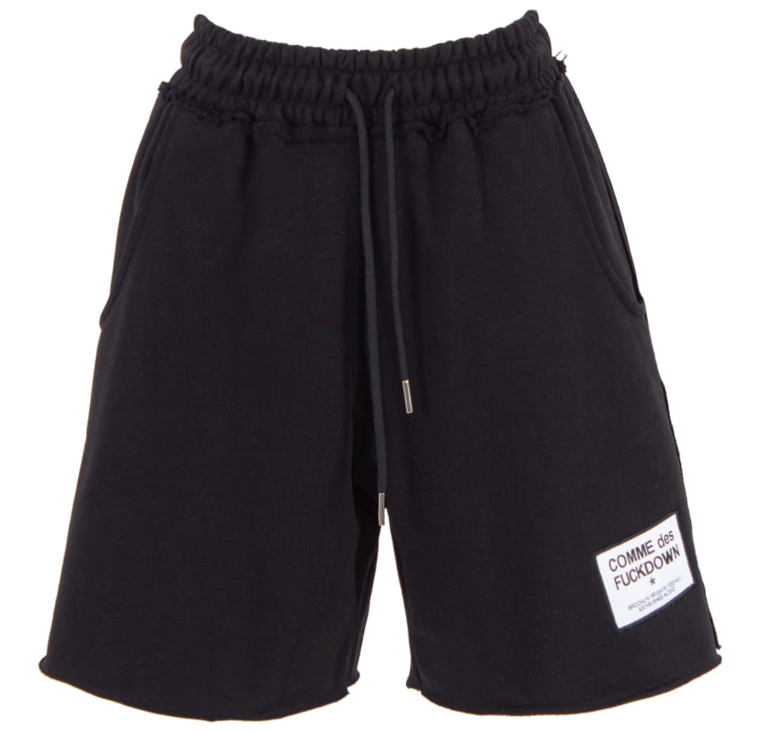 Comme Des Fuckdown Shorts taglio vivo