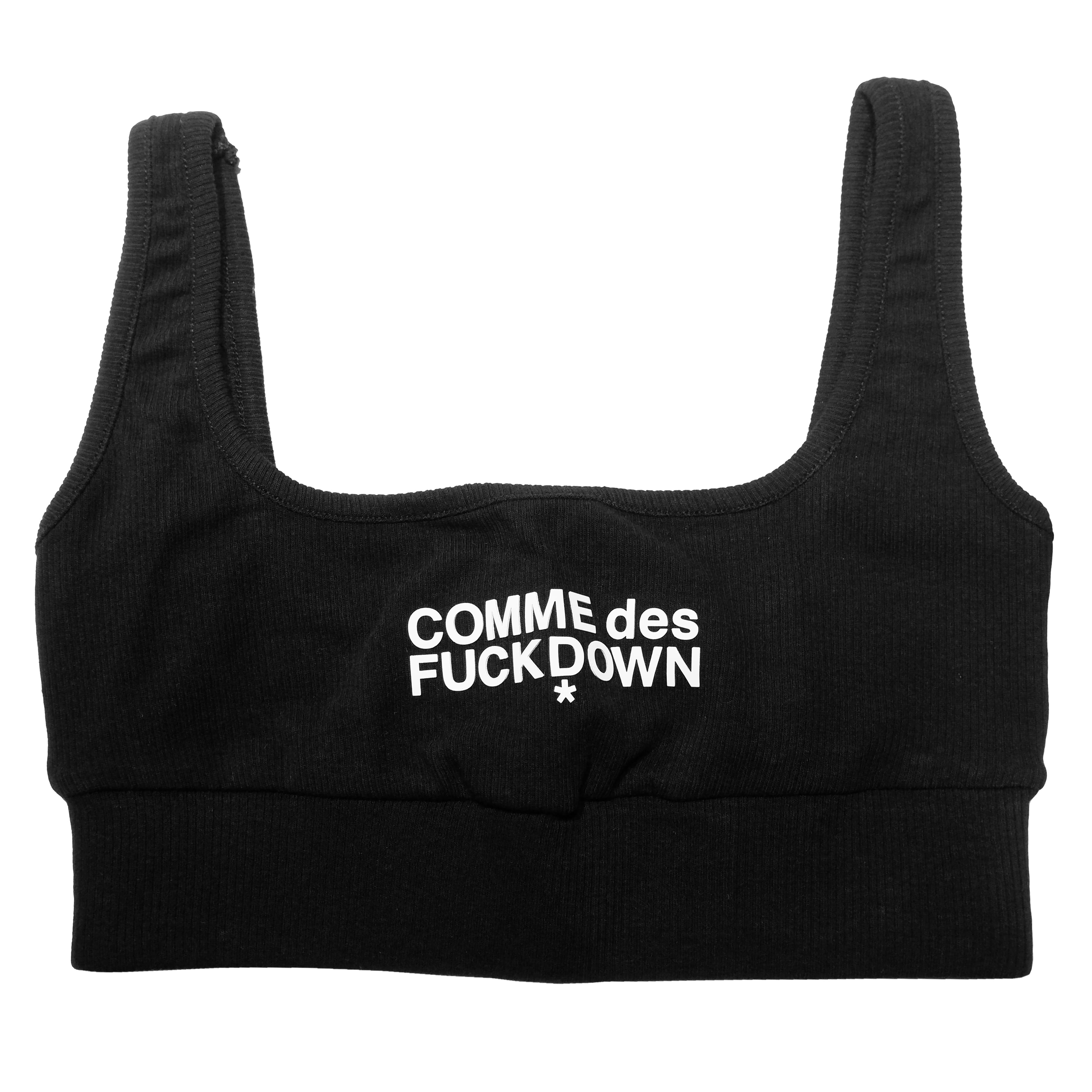 Comme Des Fuckdown Top crop in costina