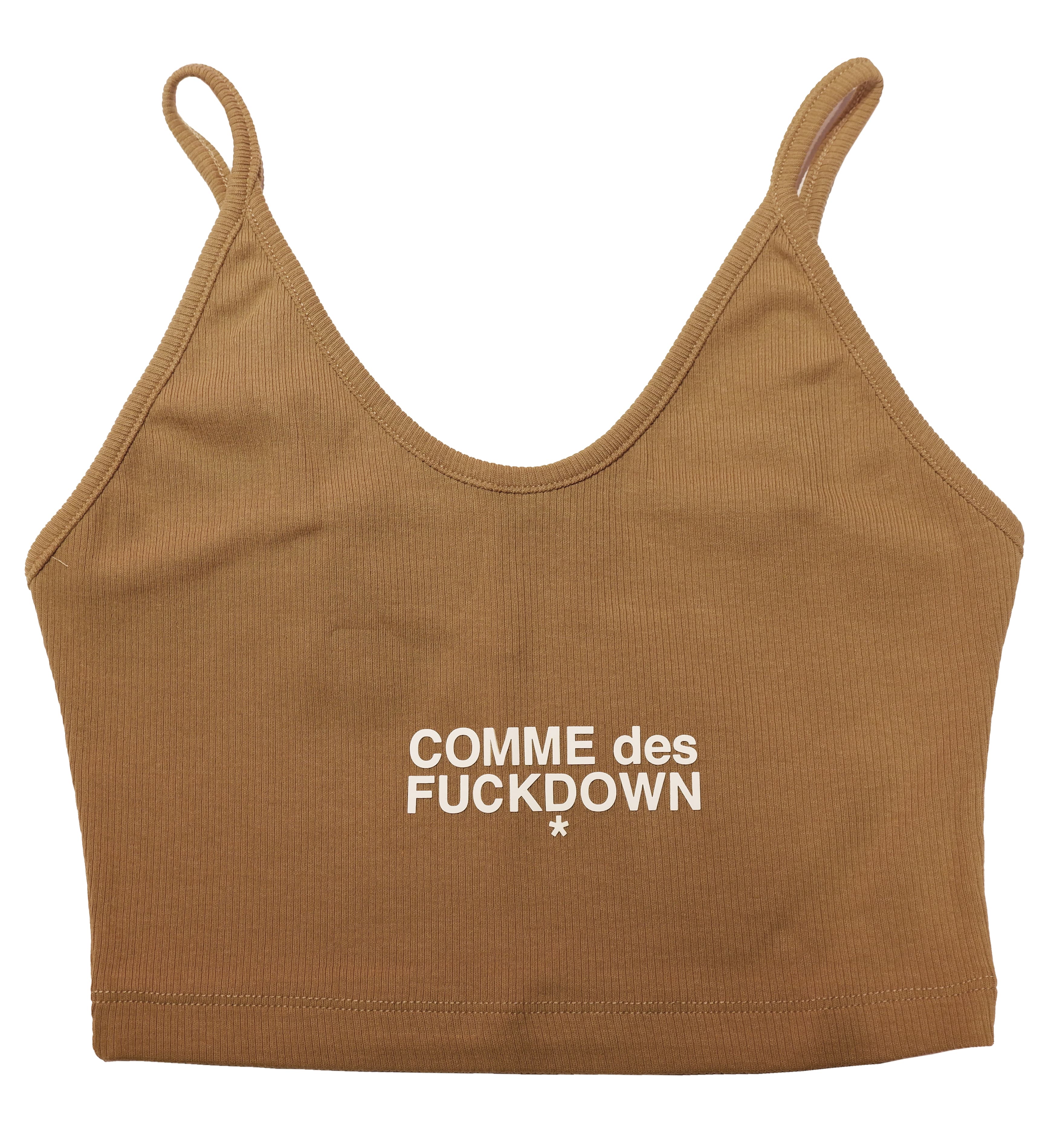 Comme Des Fuckdown Top crop in costina