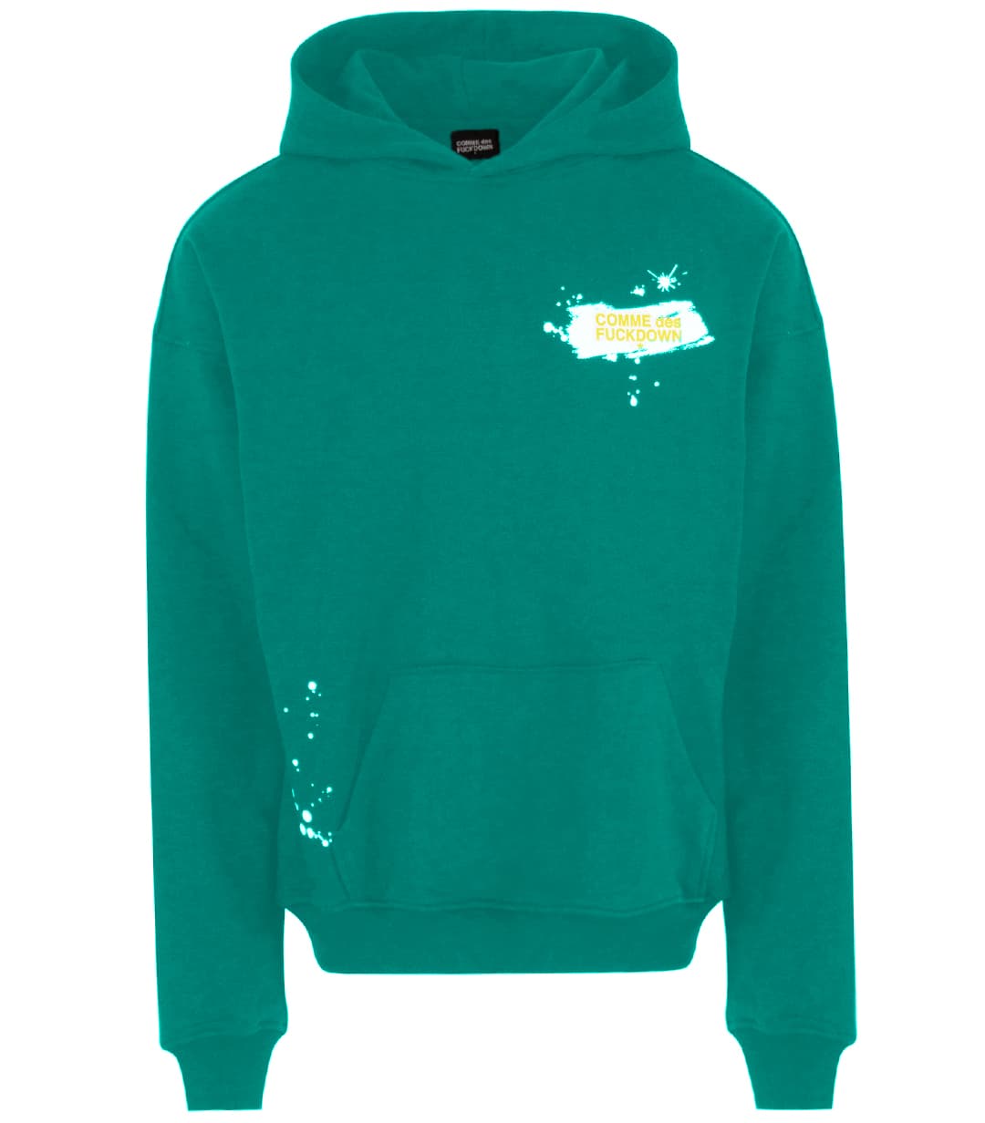 Comme Des Fuckdown Felpa cappuccio con stampa