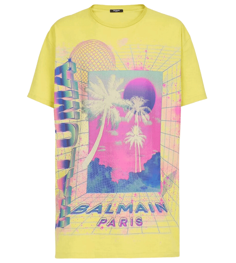 Balmain T-shirt maluma print