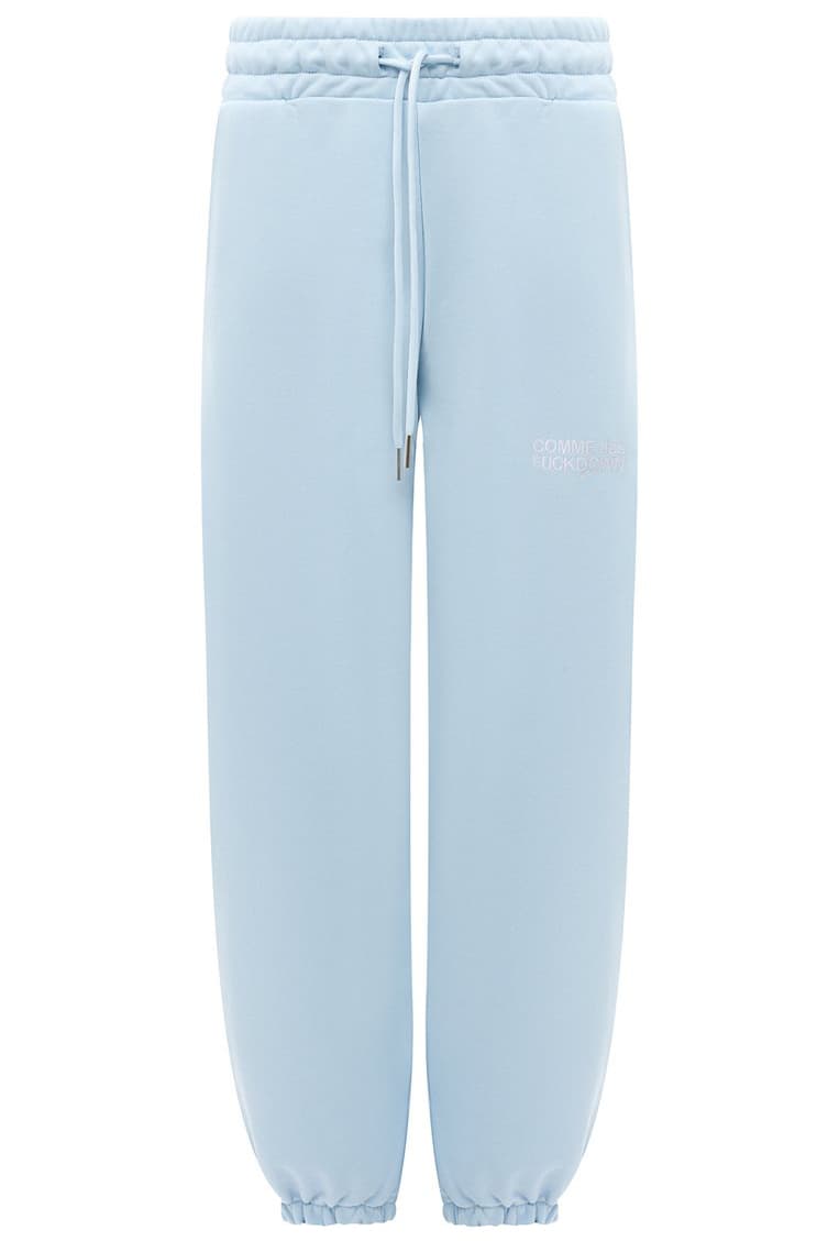 Comme Des Fuckdown Pantaloni felpa azzurri