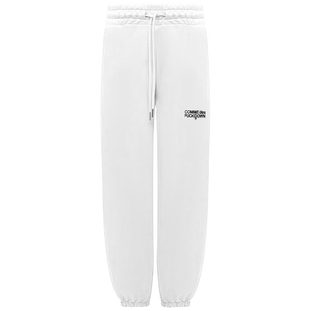 Comme Des Fuckdown Pantaloni felpa bianchi
