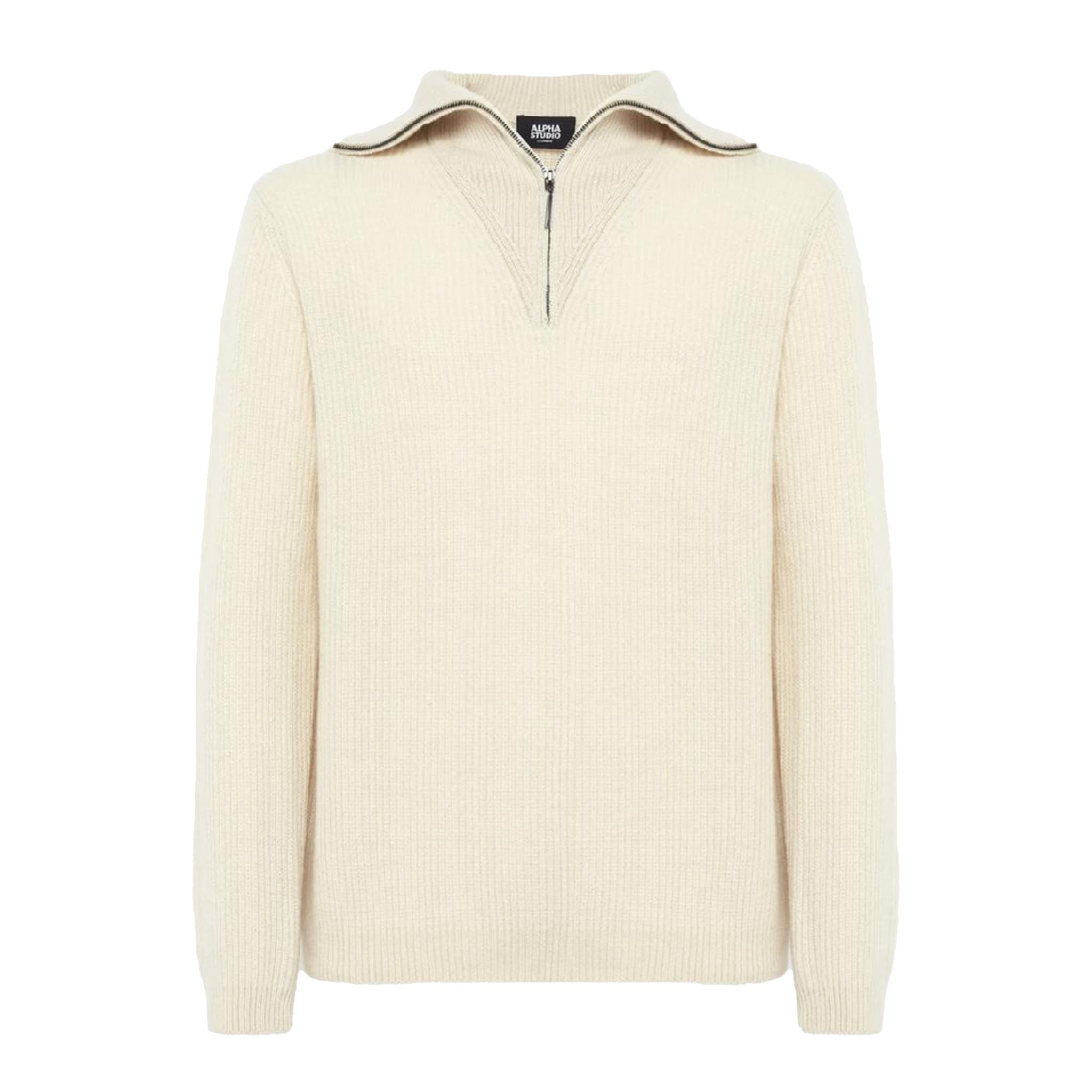 Alpha Studio Brioches turtleneck sweater
