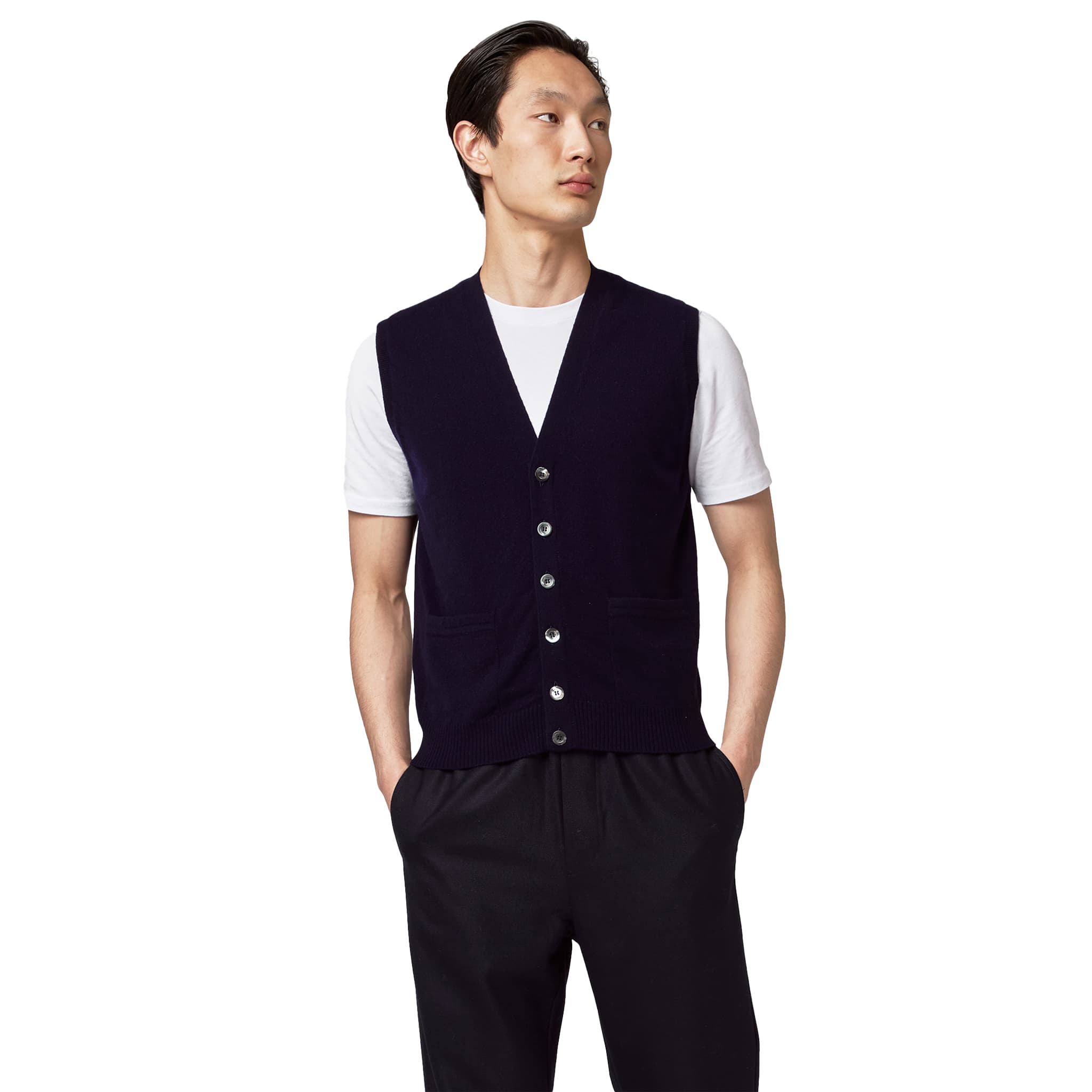 Alpha Studio Gilet bottoni basic