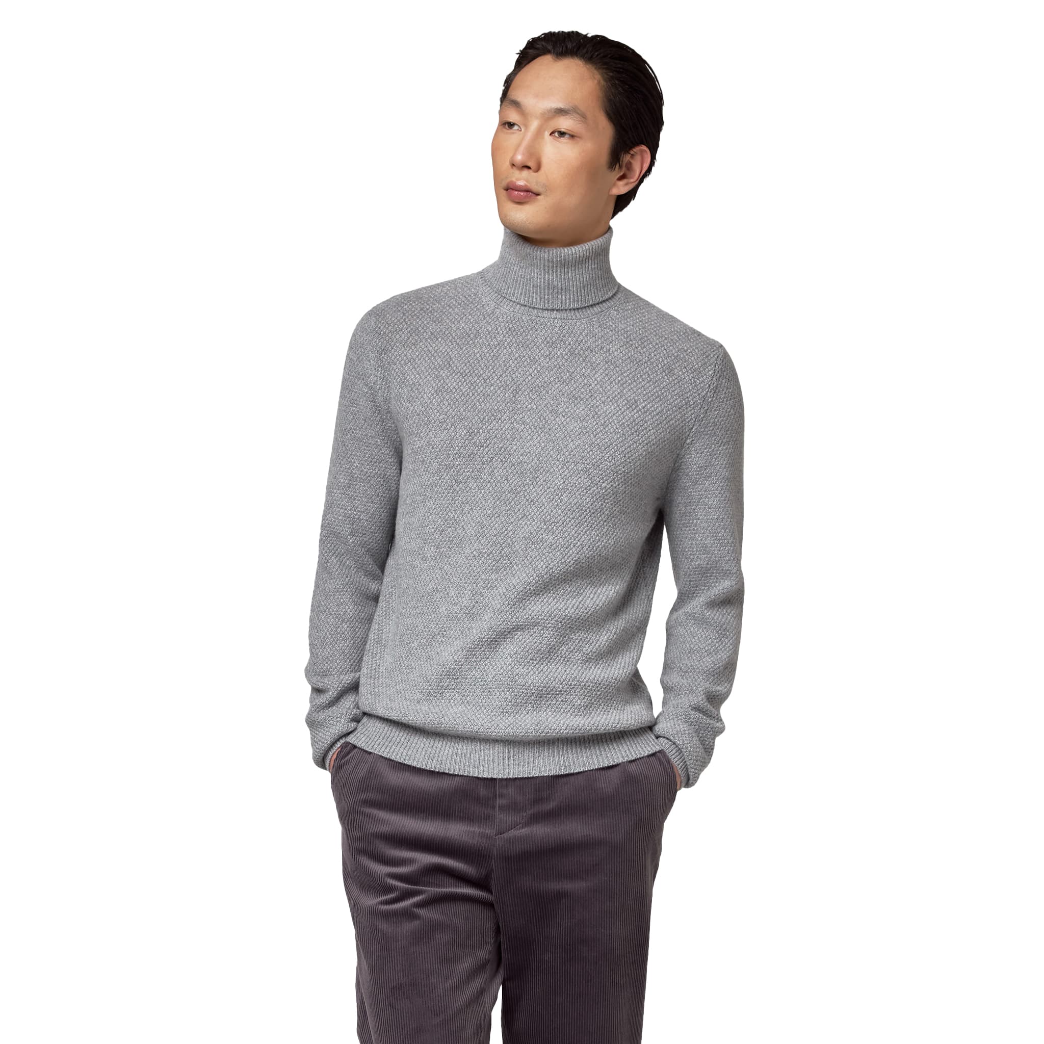 Alpha Studio Maglia cashmere chicco riso