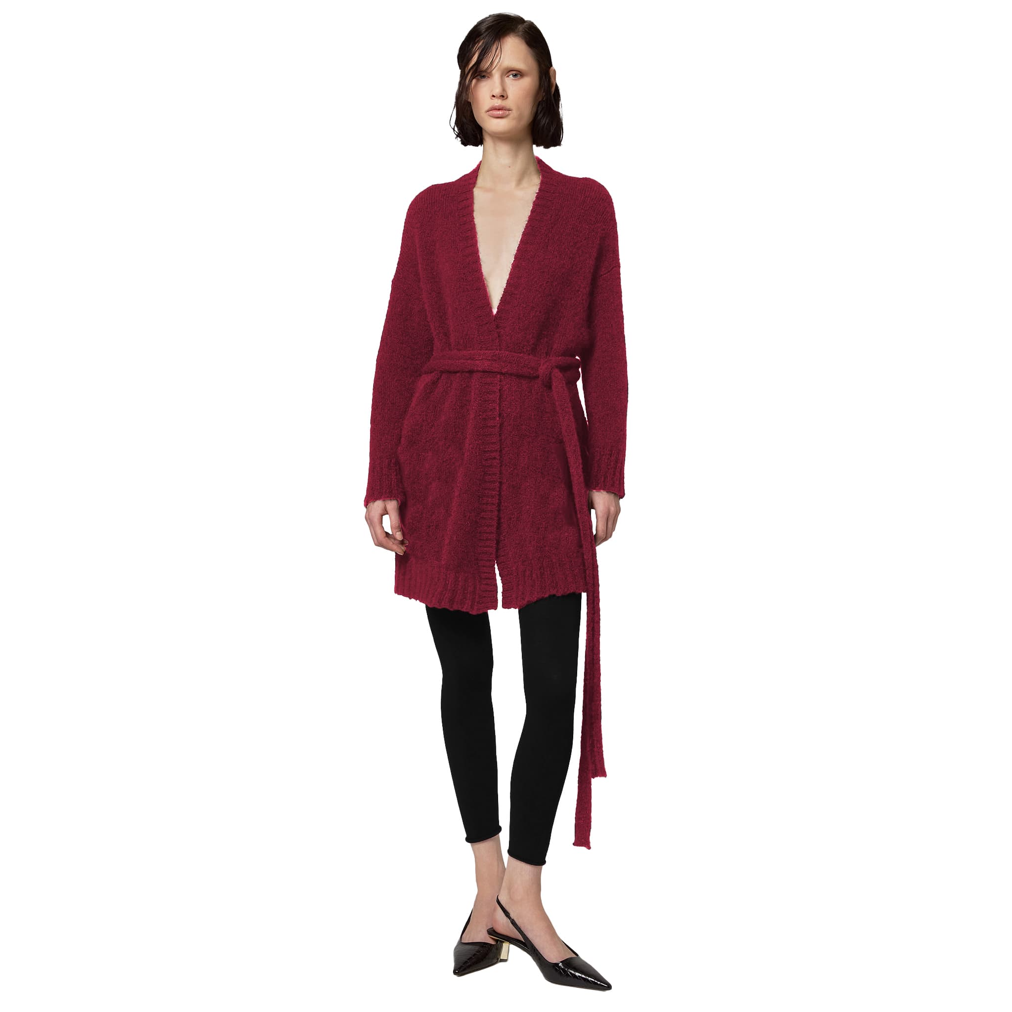Alpha Studio Cardigan con cintura