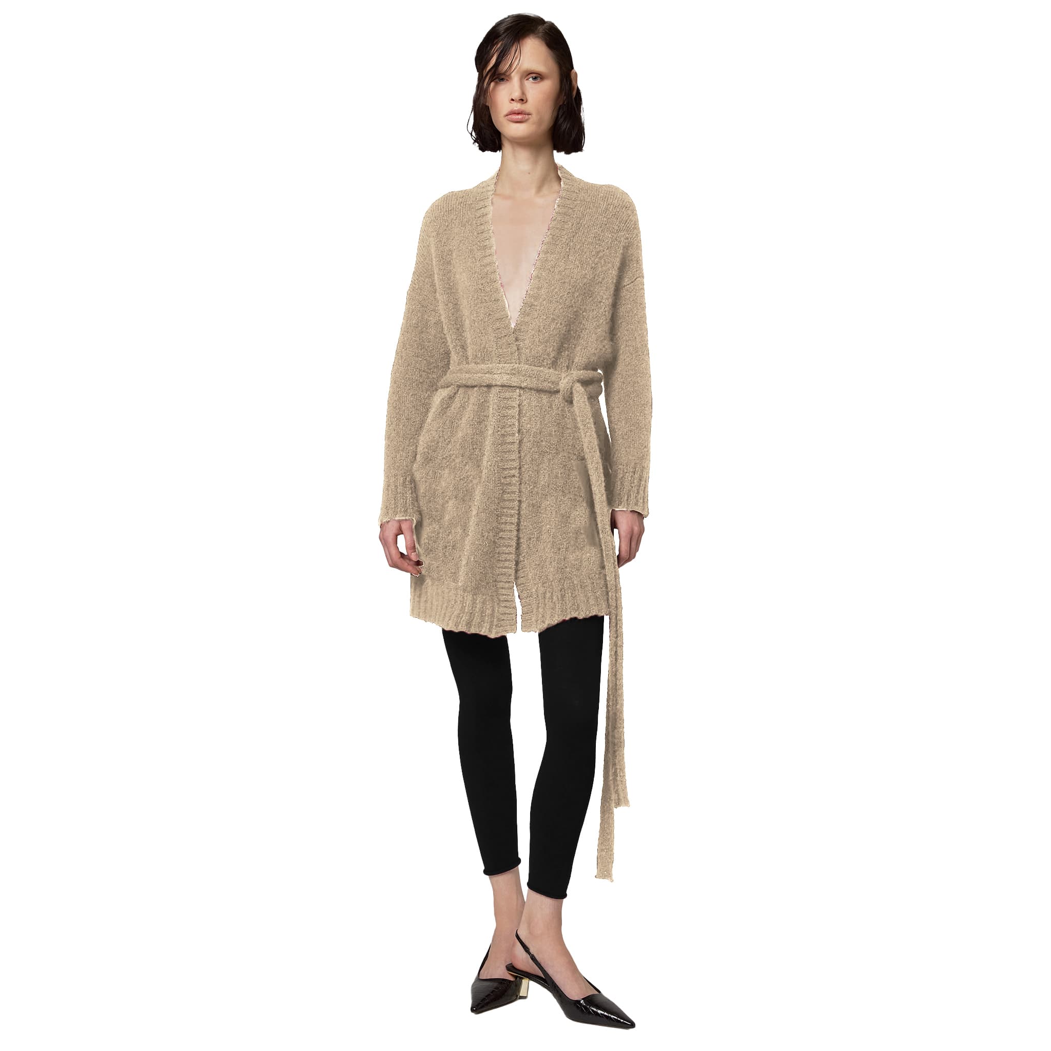 Alpha Studio Cardigan con cintura