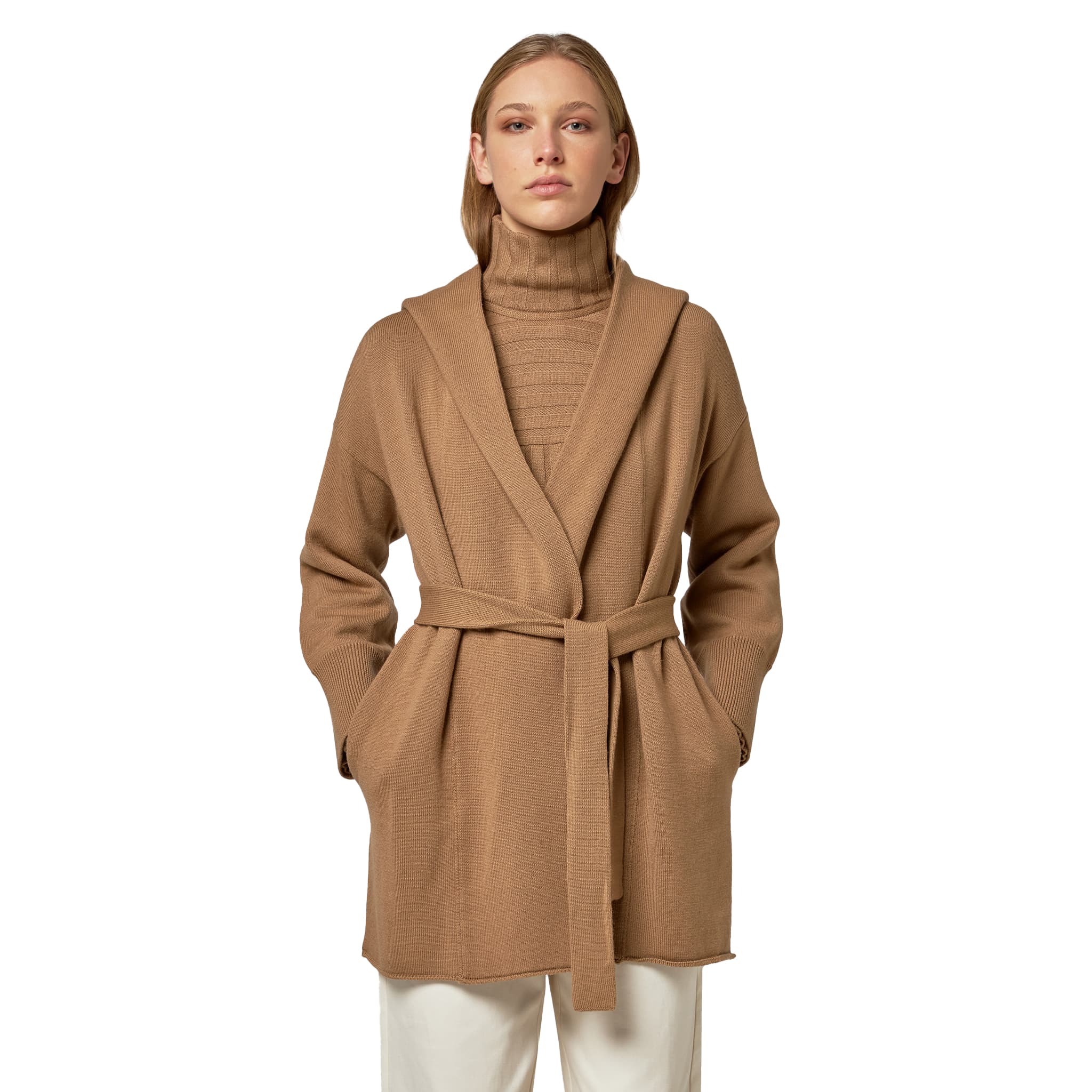 Alpha Studio Cappotto cabanne cappuccio