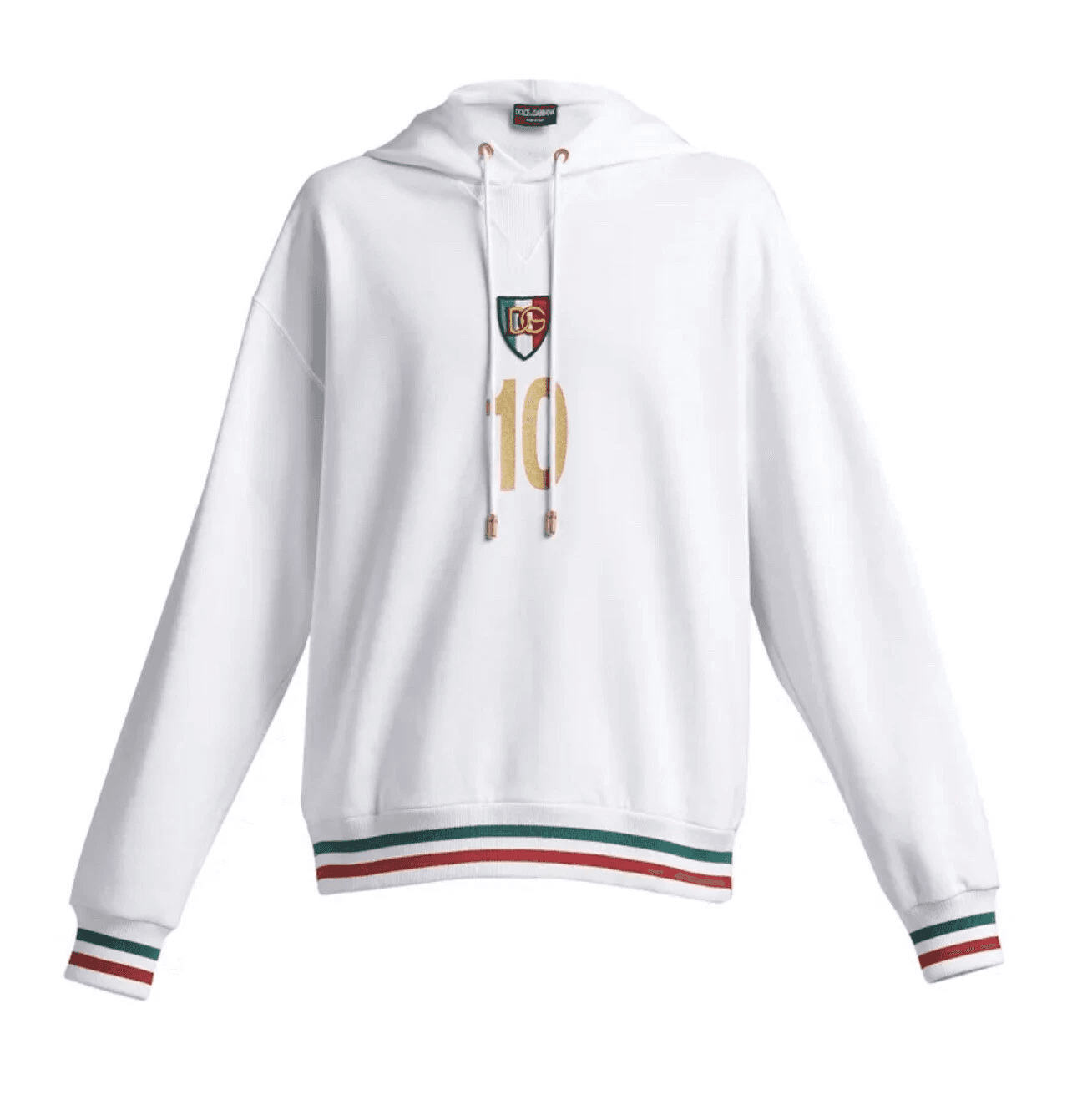 Dolce & Gabbana Optical white hoodie