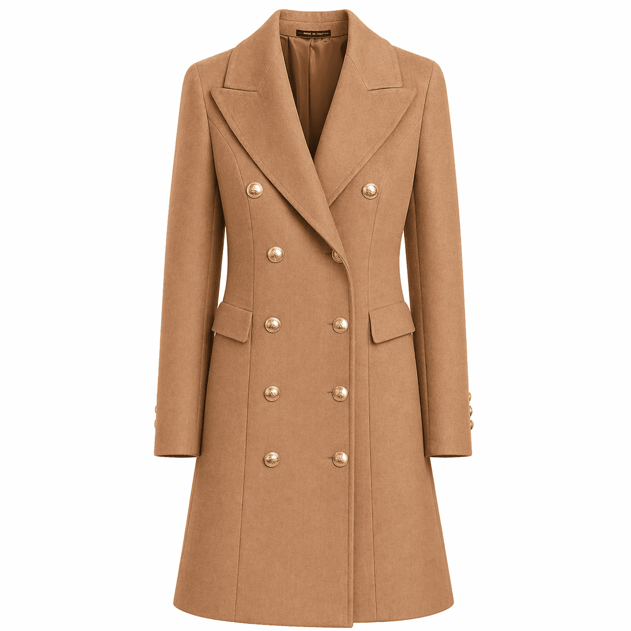 Loro Piana Tessuto Cappotto capolavoro cammello