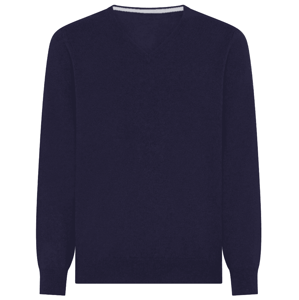 Maglia scollo V finezza 12