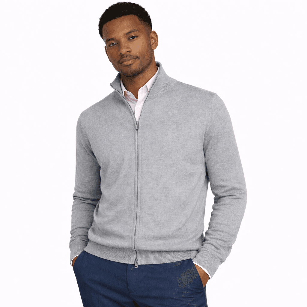 Bagutta Cardigan finezza 16 grigio