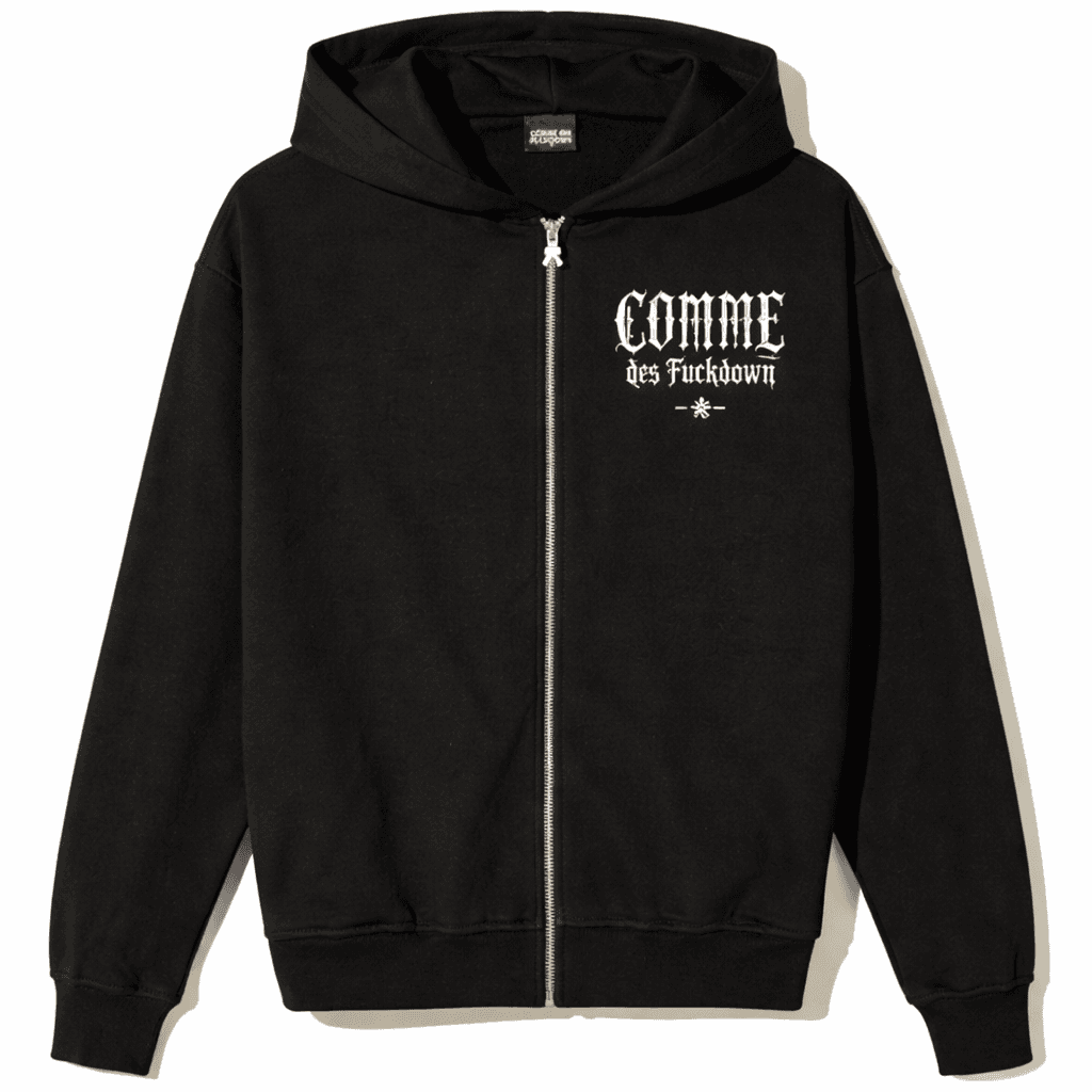 Comme Des Fuckdown Felpa all-zip cappuccio