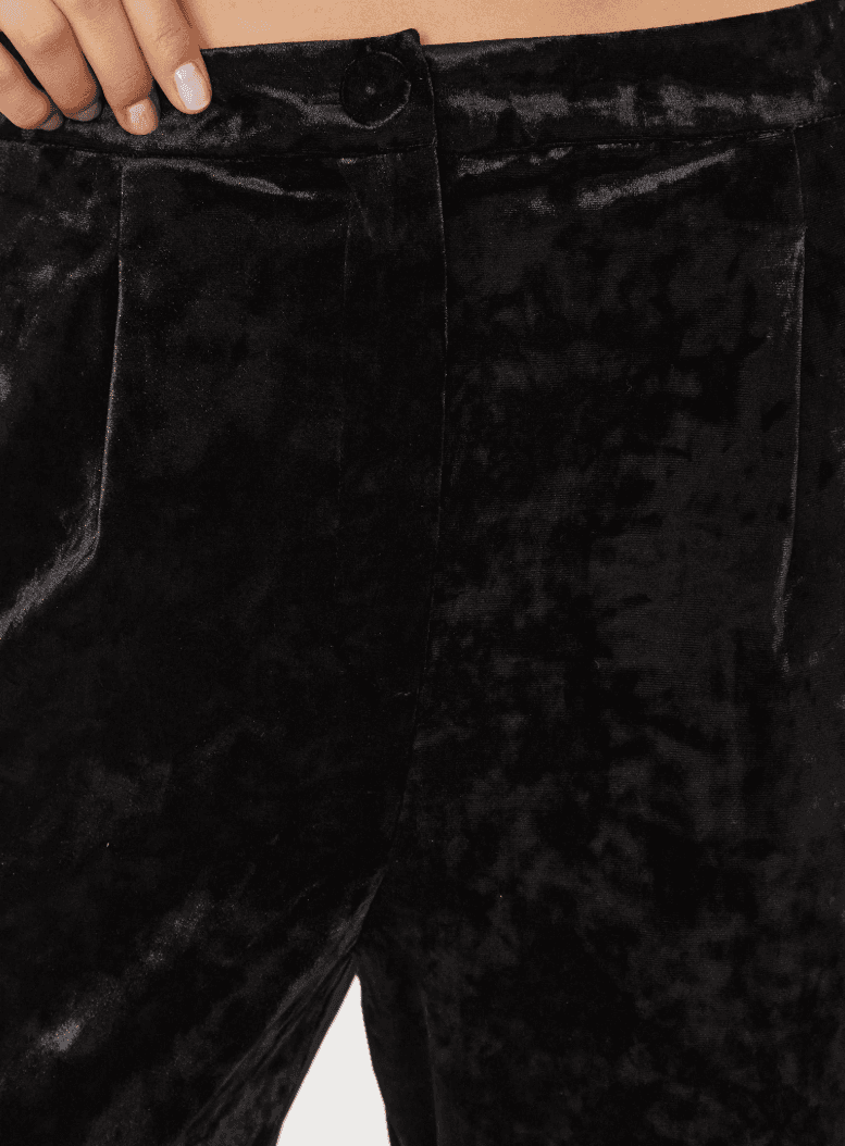 Pantaloni velluto nero
