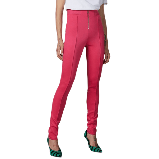 Patrizia Pepe Pantaloni elasticizzati fucsia