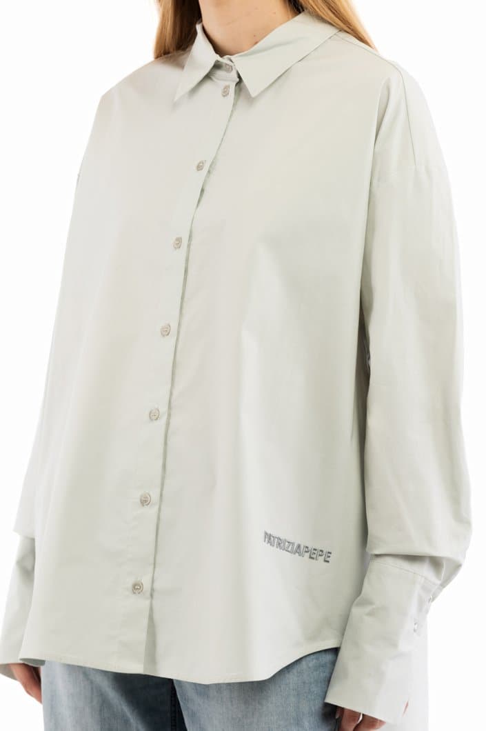 Patrizia Pepe Camicia metal grey